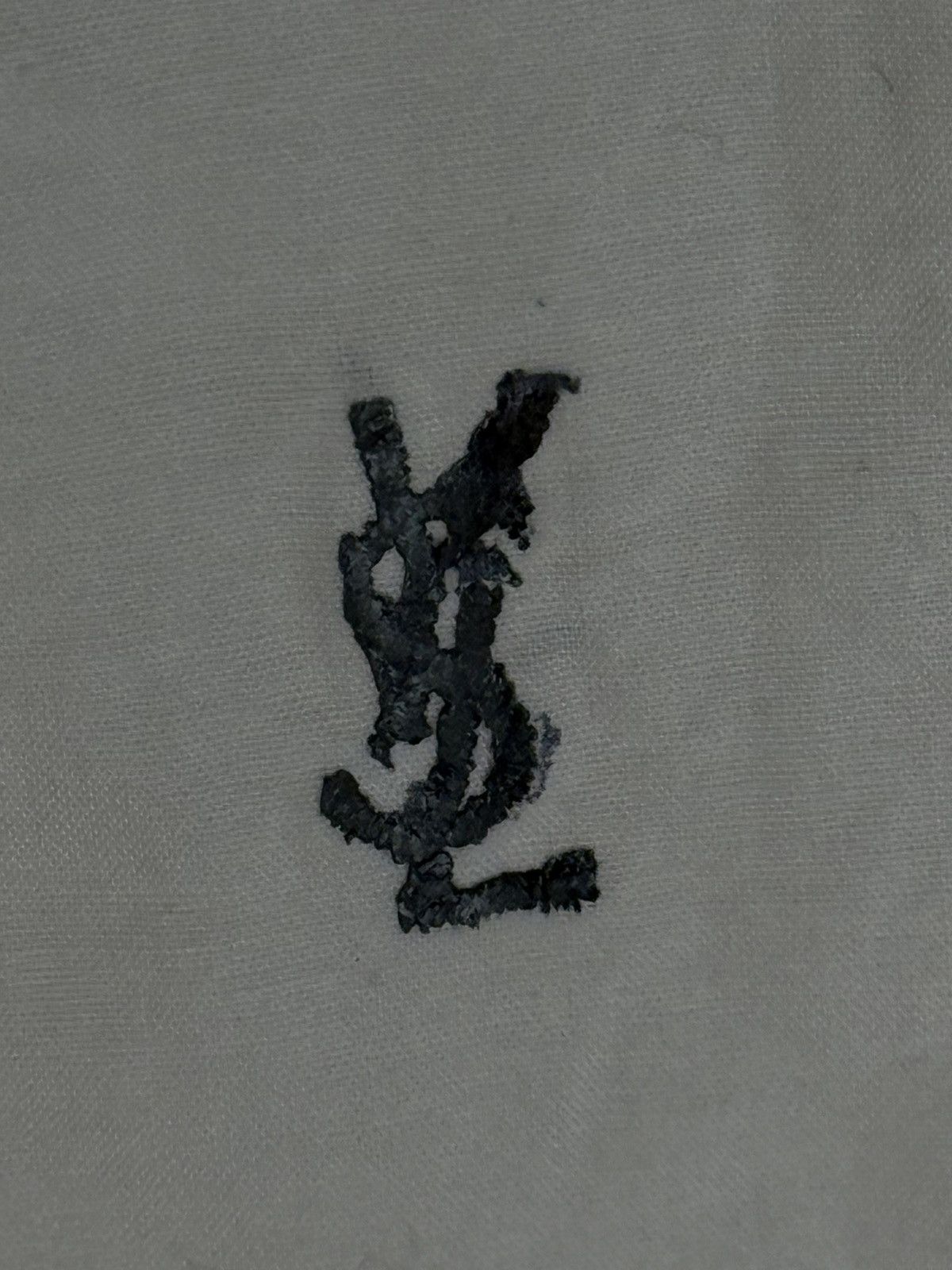 Yves Saint Laurent White YSL Shirt Summer Cotton Size US S / EU 44-46 / 1 - 17 Thumbnail