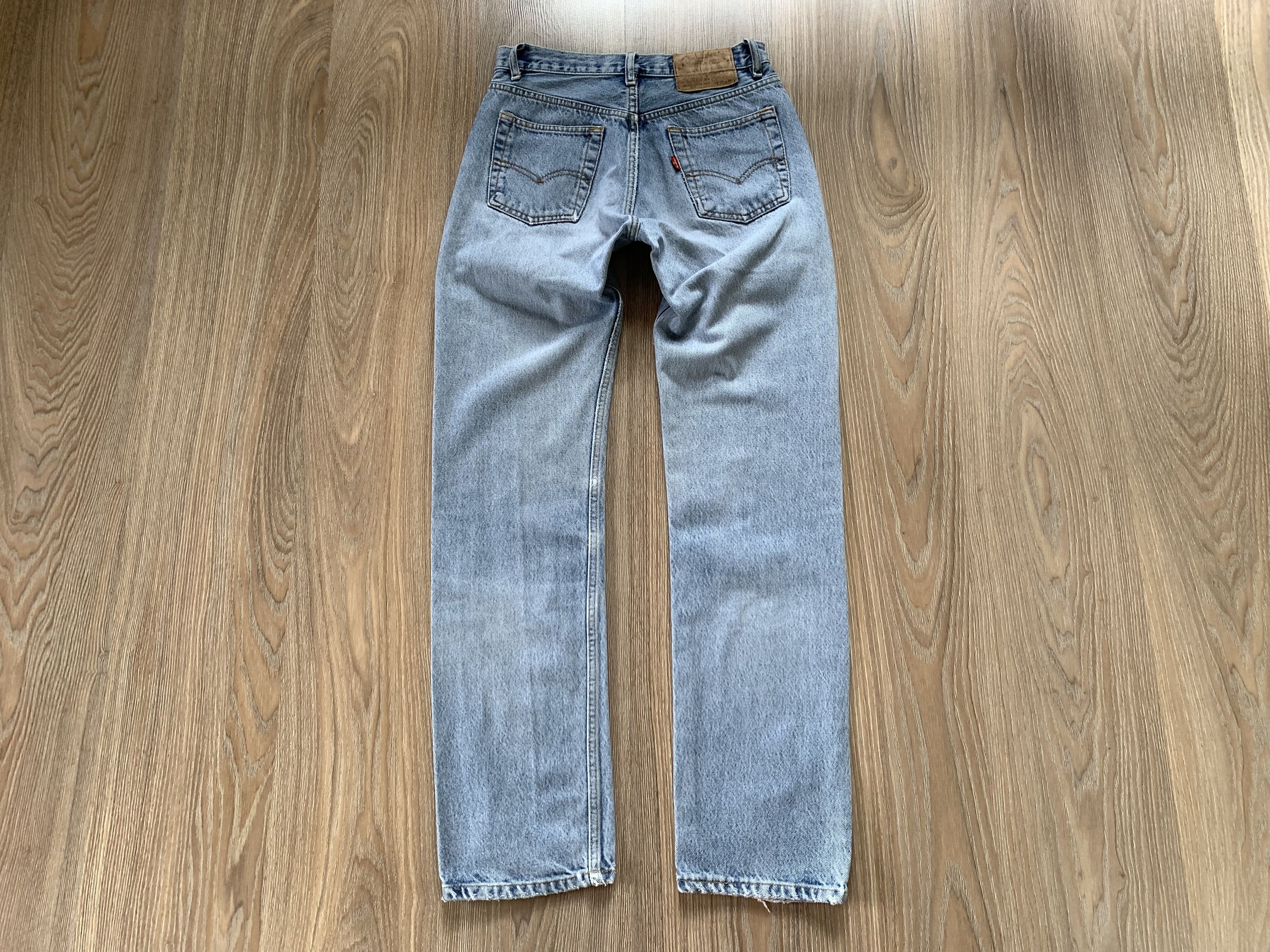 Levi's Vintage Clothing Rare Levi’s 501 Made In USA Light Blue Jeans Size US 28 / EU 44 - 3 Thumbnail