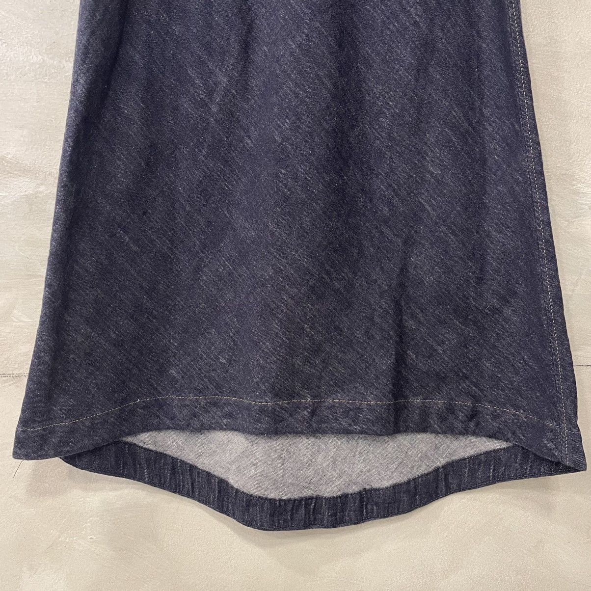 Brunello Cucinelli Brunello cucinelli denim dress with monil chain Size M / US 6-8 / IT 42-44 - 9 Thumbnail