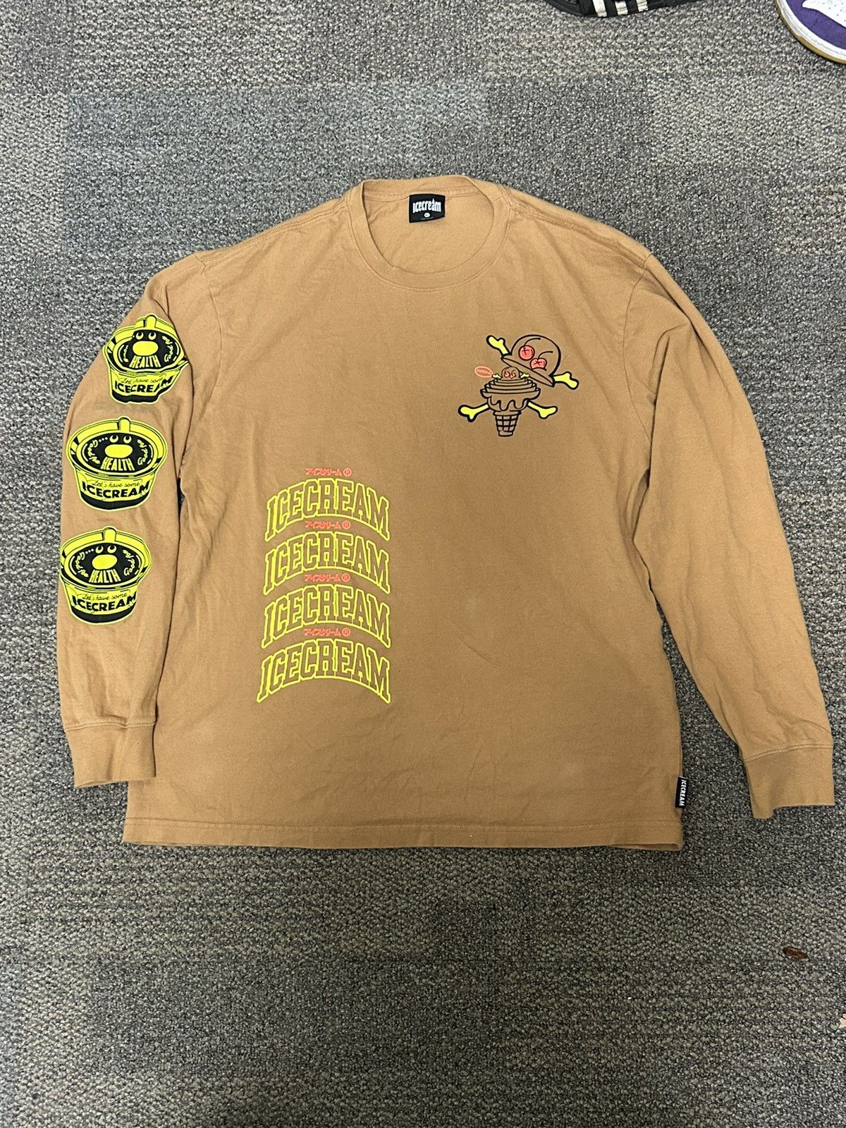 Billionaire Boys Club × Icecream Billionaire Boys Club Ice Cream Tan longsleeve Size US XL / EU 56 / 4 - 1 Thumbnail