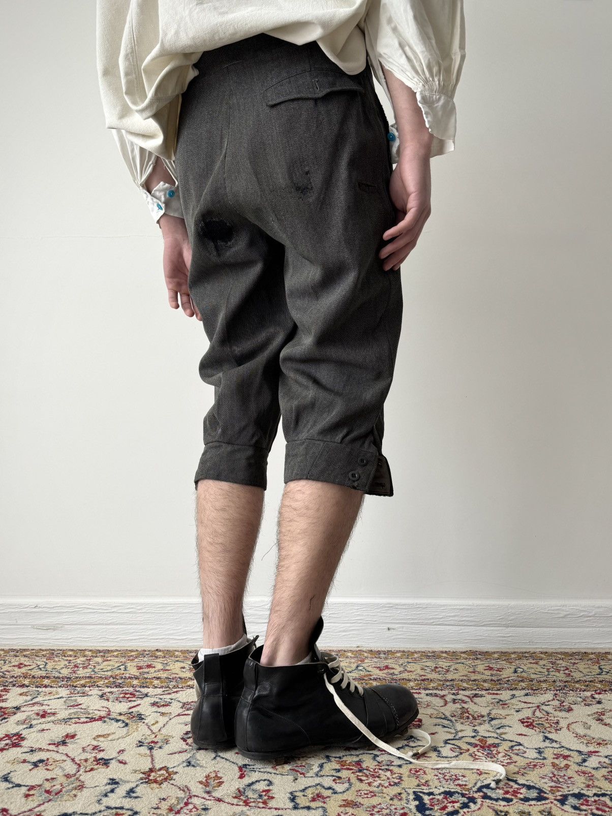 Vintage Vintage 1950s European Faded 'Plus Two' Breeks Size US 28 / EU 44 - 3 Thumbnail