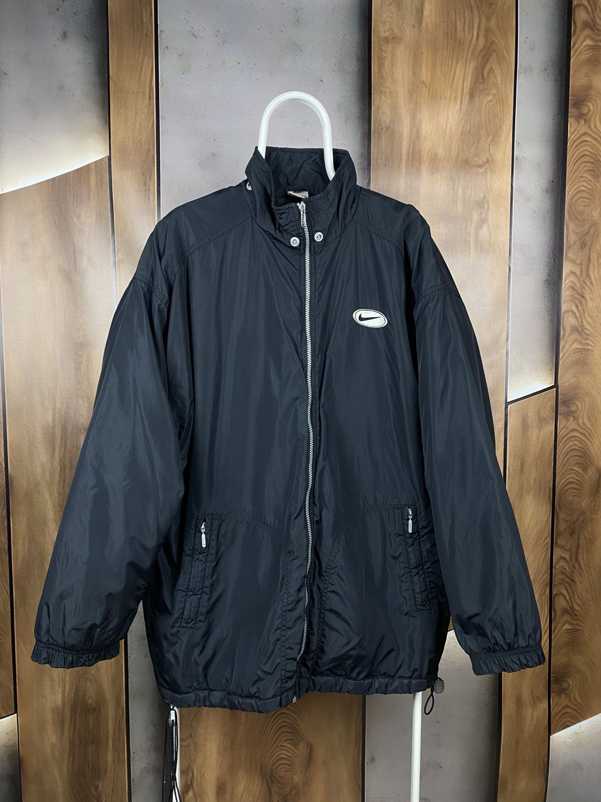 Nike 🧨Vintage 90s Nike Windbreaker Jacket Nylon Comet Logo🧨 Size US L / EU 52-54 / 3 - 2 Thumbnail