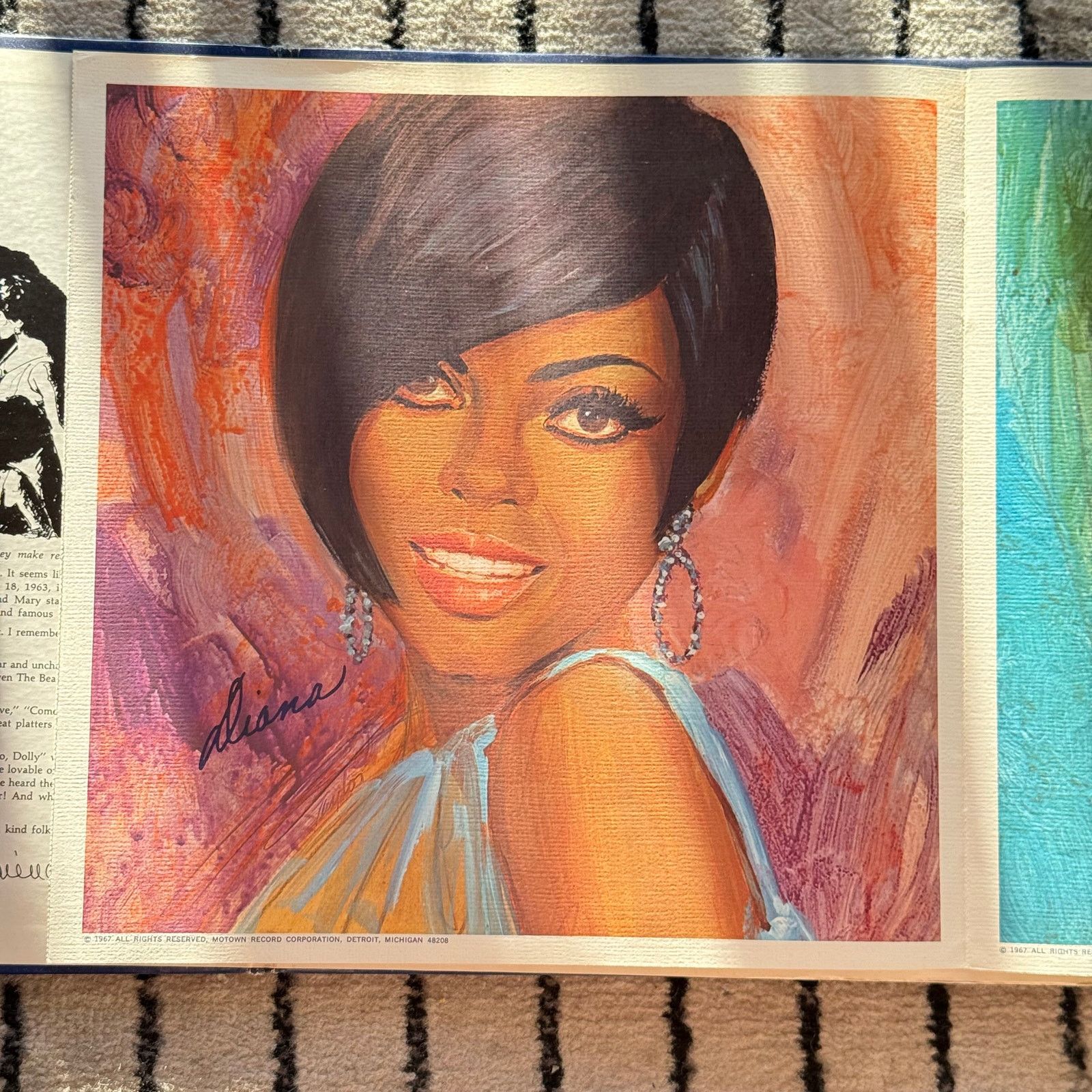 Vintage Vtg Diana Ross Supremes 2-663 1967 Rockaway w Prints VG+ Size ONE SIZE - 10 Thumbnail