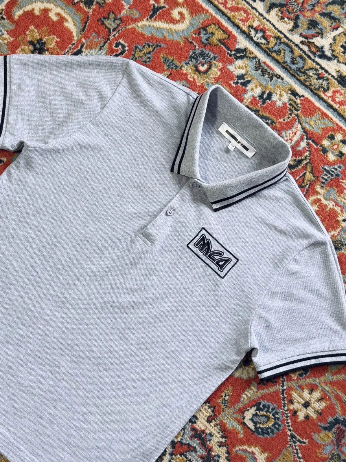 Alexander McQueen × McQ Alexander McQueen 2021 Alexander McQueen Embroidered Logo Polo Shirt Size US M / EU 48-50 / 2 - 7 Thumbnail