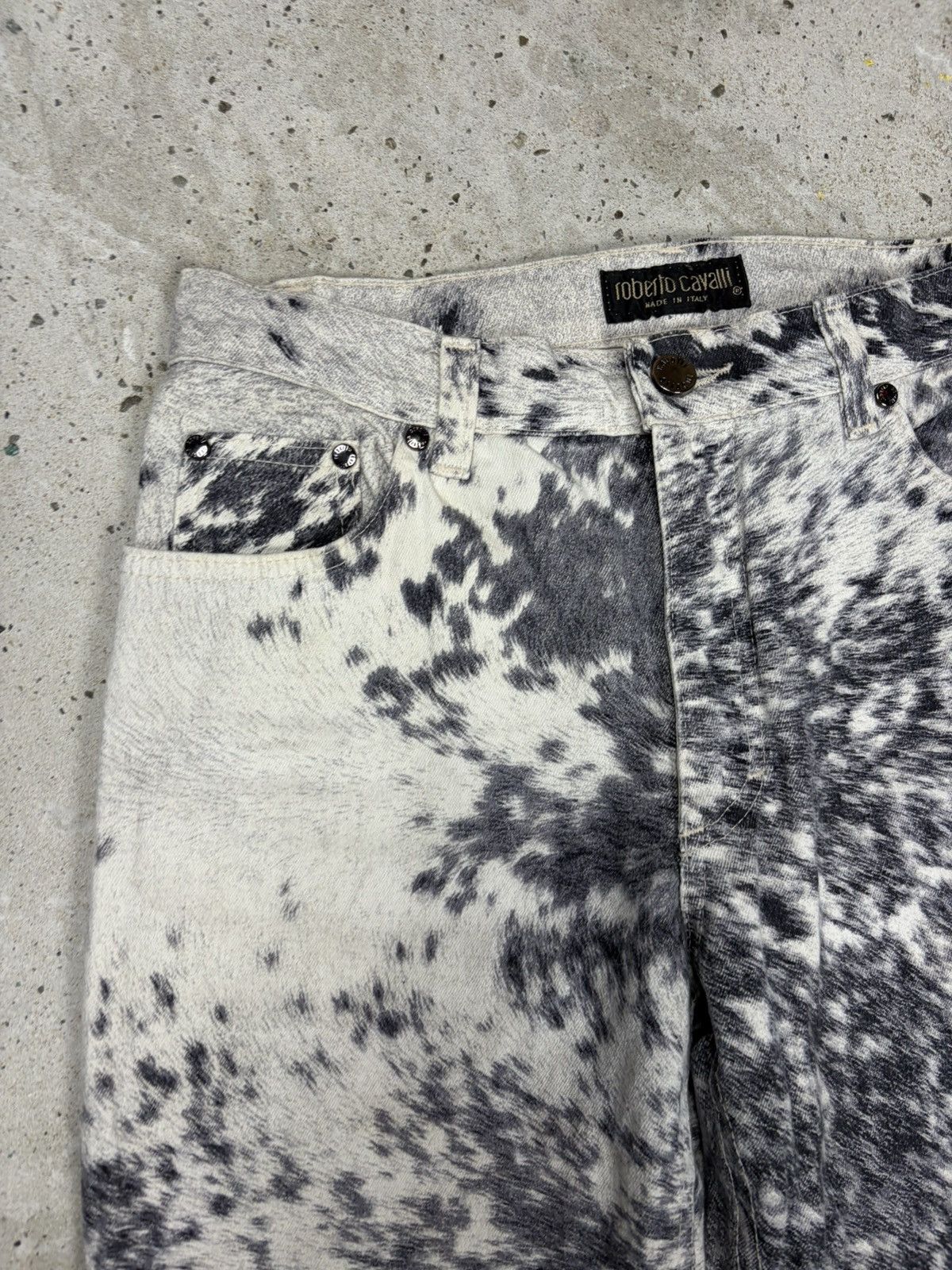 Roberto Cavalli FW1999 Roberto Cavalli Furry Cawprint Movement Pants Size 28" / US 6 / IT 42 - 7 Thumbnail