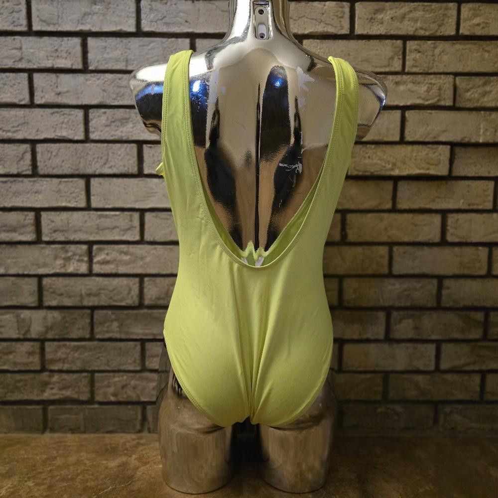 Designer Yellow Neon Baywatch NOBO Monokini Size ONE SIZE - 2 Thumbnail