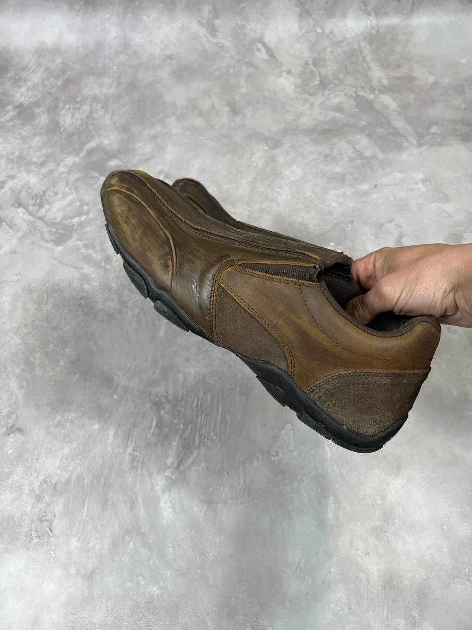 Kangol × Vintage Vintage Kangol Brown Distressed Shoes Size US 11.5 / EU 44-45 - 4 Thumbnail