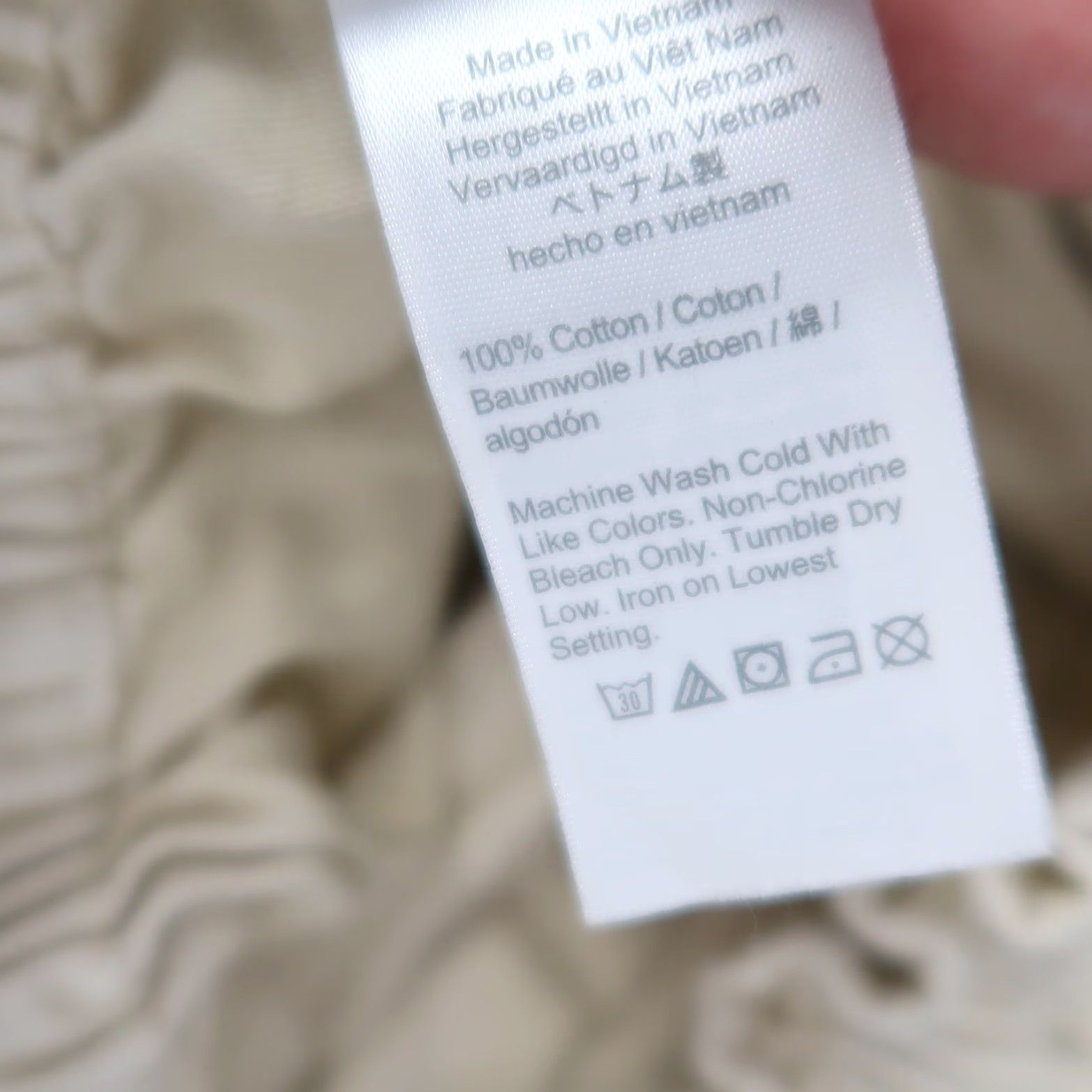 J.Crew J. Crew Skirt Mini Cotton Paperbag Waist XS Womens Tan Solid High Rise Spring Summer Casual Size 26" / US 2 / IT 38 - 5 Thumbnail