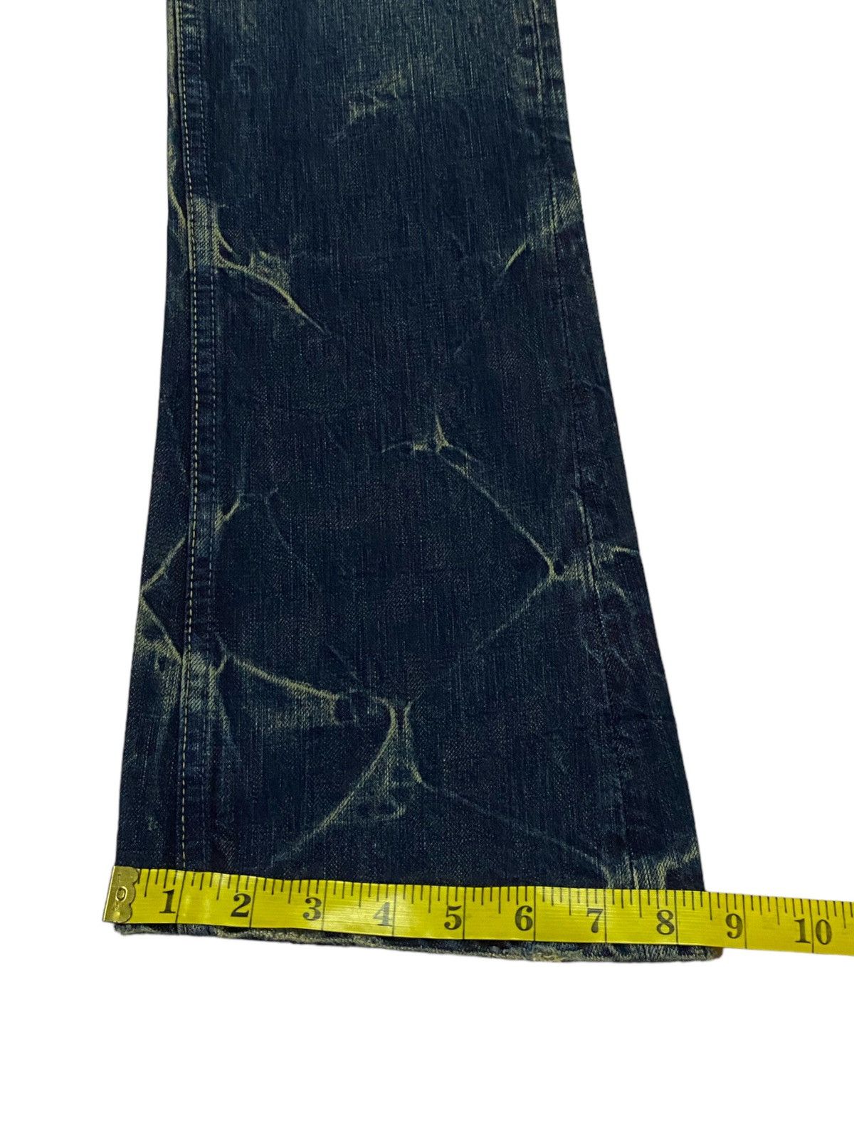 Hysteric Glamour Hysteric Glamour Flared Distressed Denim Pants Size 31" - 10 Thumbnail
