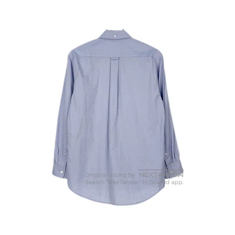 Louis Vuitton Louis Vuitton Blue Embroidered Logo Leather Badge Shirt Size XS / US 0-2 / IT 36-38 - 2 Thumbnail