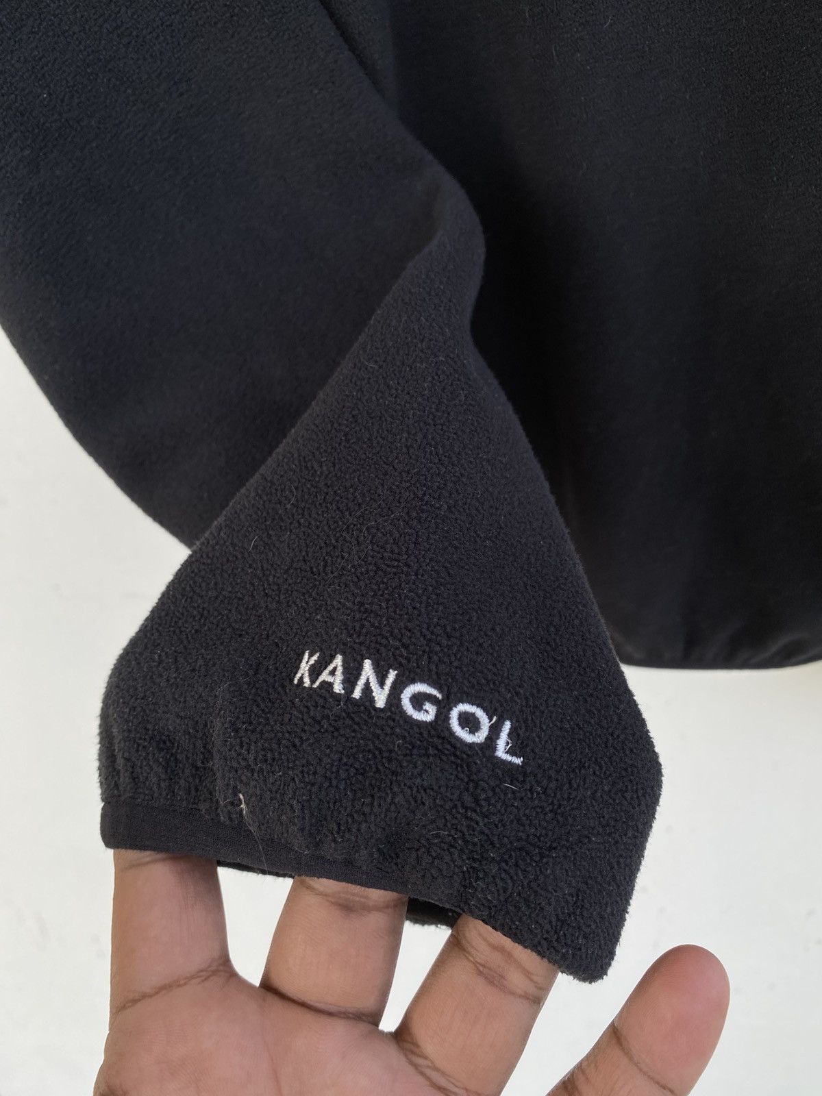 Kangol Vintage Kangol England Fleece Half-Zipper Jacket Size US M / EU 48-50 / 2 - 7 Thumbnail