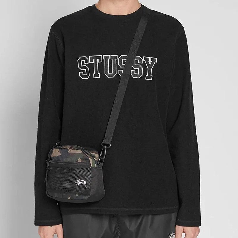 Stussy × Vintage STUSSY STOCK POUCH SLING BAG CAMO Size ONE SIZE - 9 Thumbnail