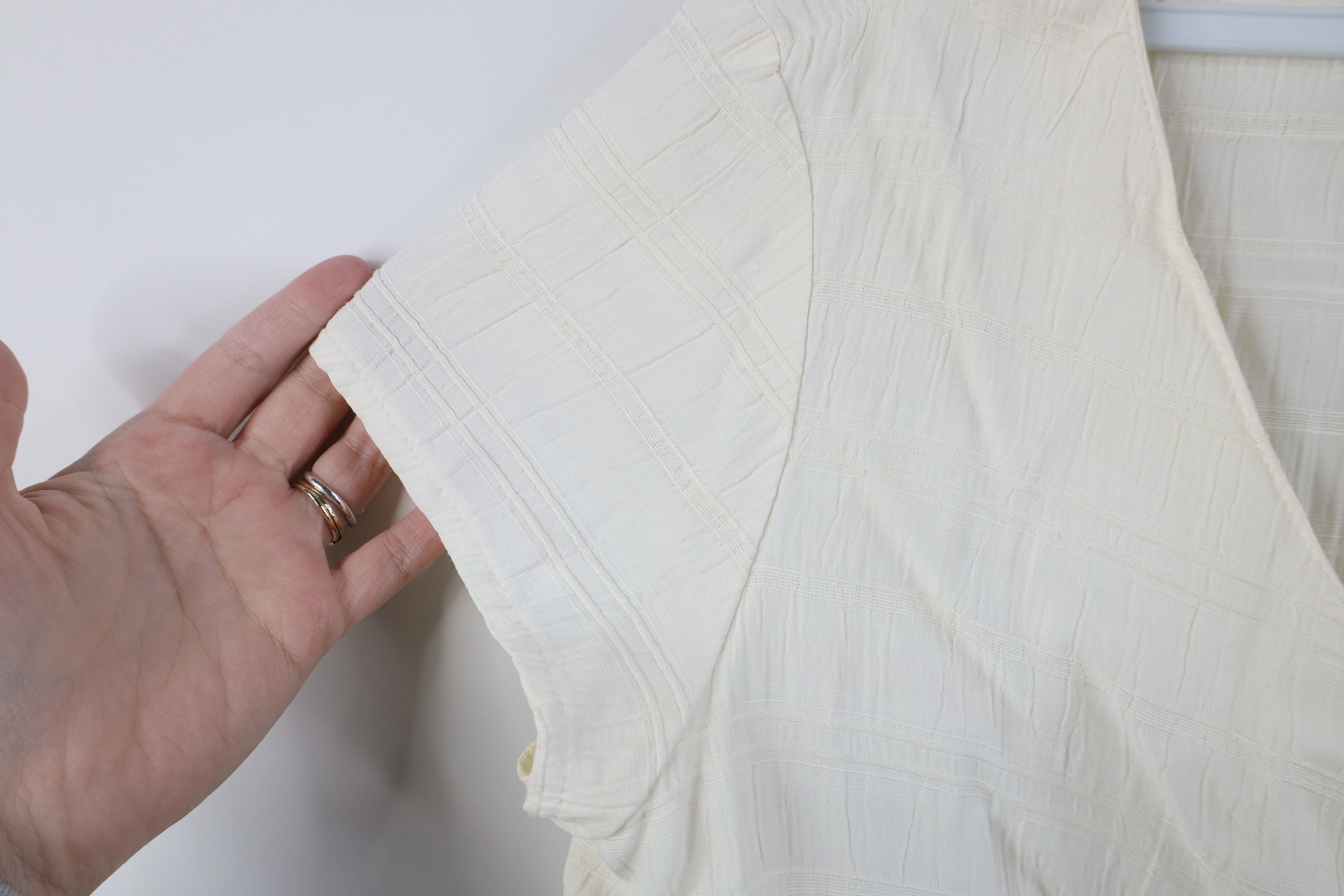 Vintage Vintage 90s Babydoll Cropped Flower Bella Fairy Button Shirt Size M / US 6-8 / IT 42-44 - 7 Thumbnail