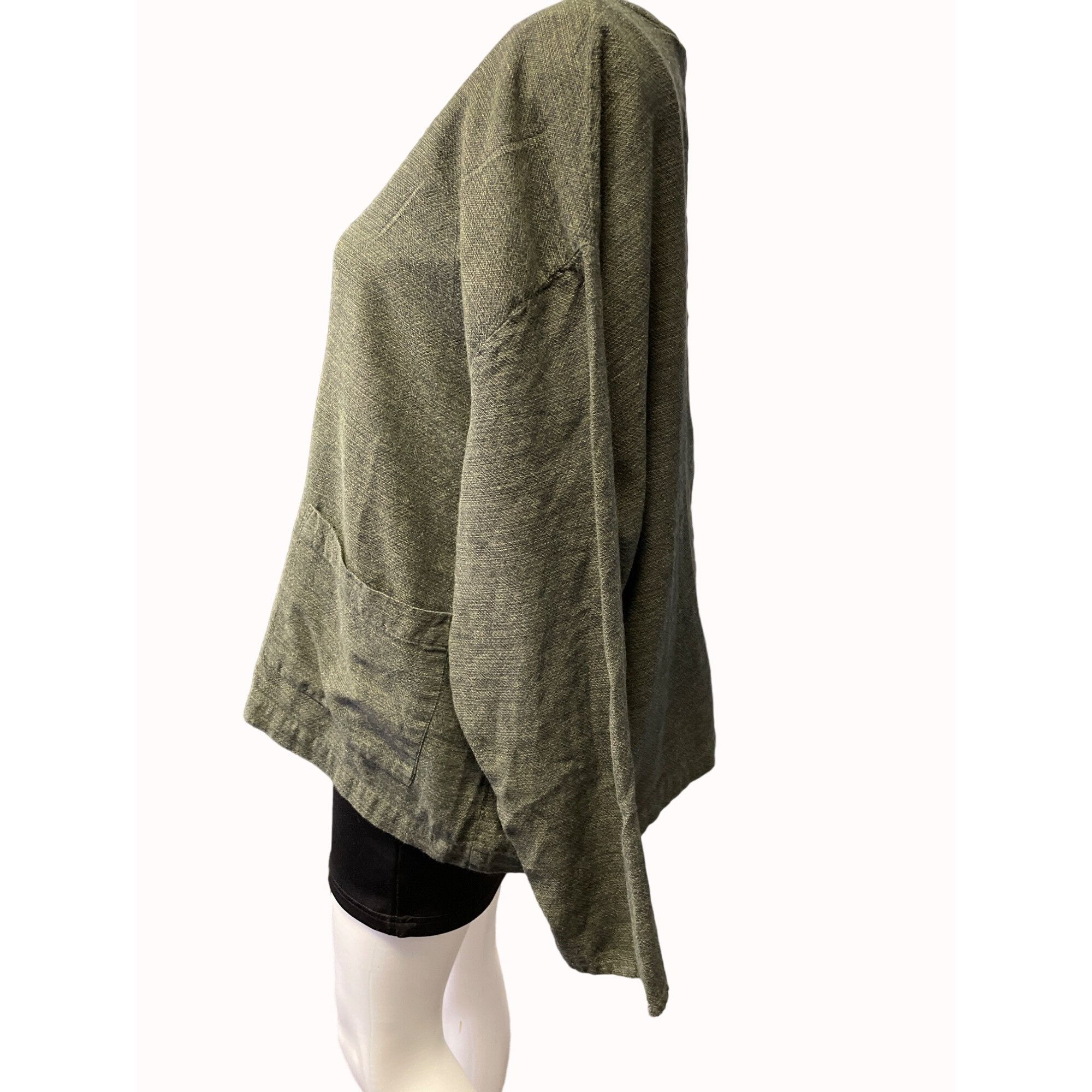 Other White Stag Womens Dark Green Button up Loose Fit Shirt Size Size XL / US 12-14 / IT 48-50 - 2 Thumbnail