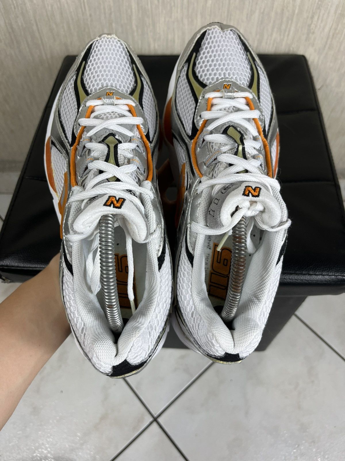 New Balance × Vintage Vintage New Balance 911 retro silver classic shoes sneakers Size US 9 / EU 42 - 13 Thumbnail