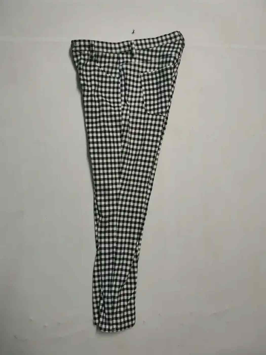 Japanese Brand Uniqlo Square Plaid Design Pants Size US 26 / EU 42 - 2 Thumbnail