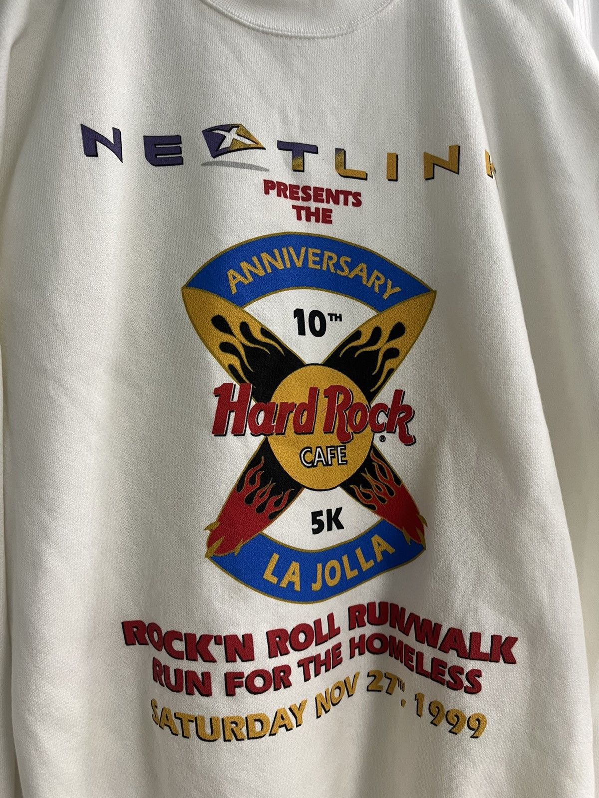 Hard Rock Cafe Vintage ‘99 Hard Rock Cafe 10th Anniversary Rock’n Roll Run Size US XL / EU 56 / 4 - 2 Thumbnail