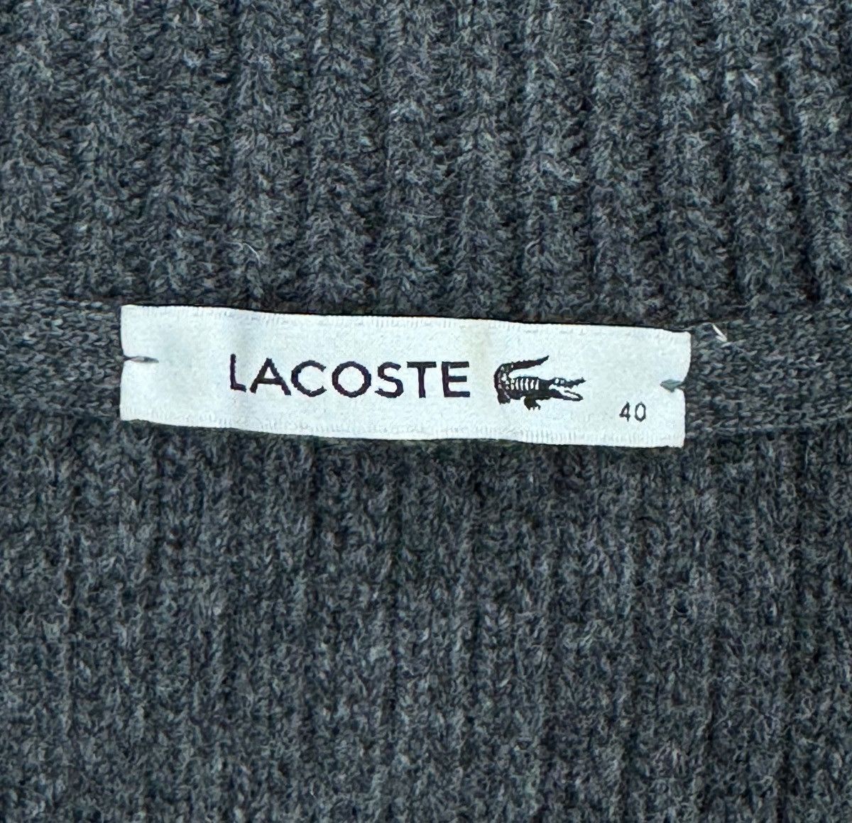 Lacoste Lacoste Wool-Viscose Pattern Sweater Striped Color size FR40 Size M / US 6-8 / IT 42-44 - 10 Thumbnail