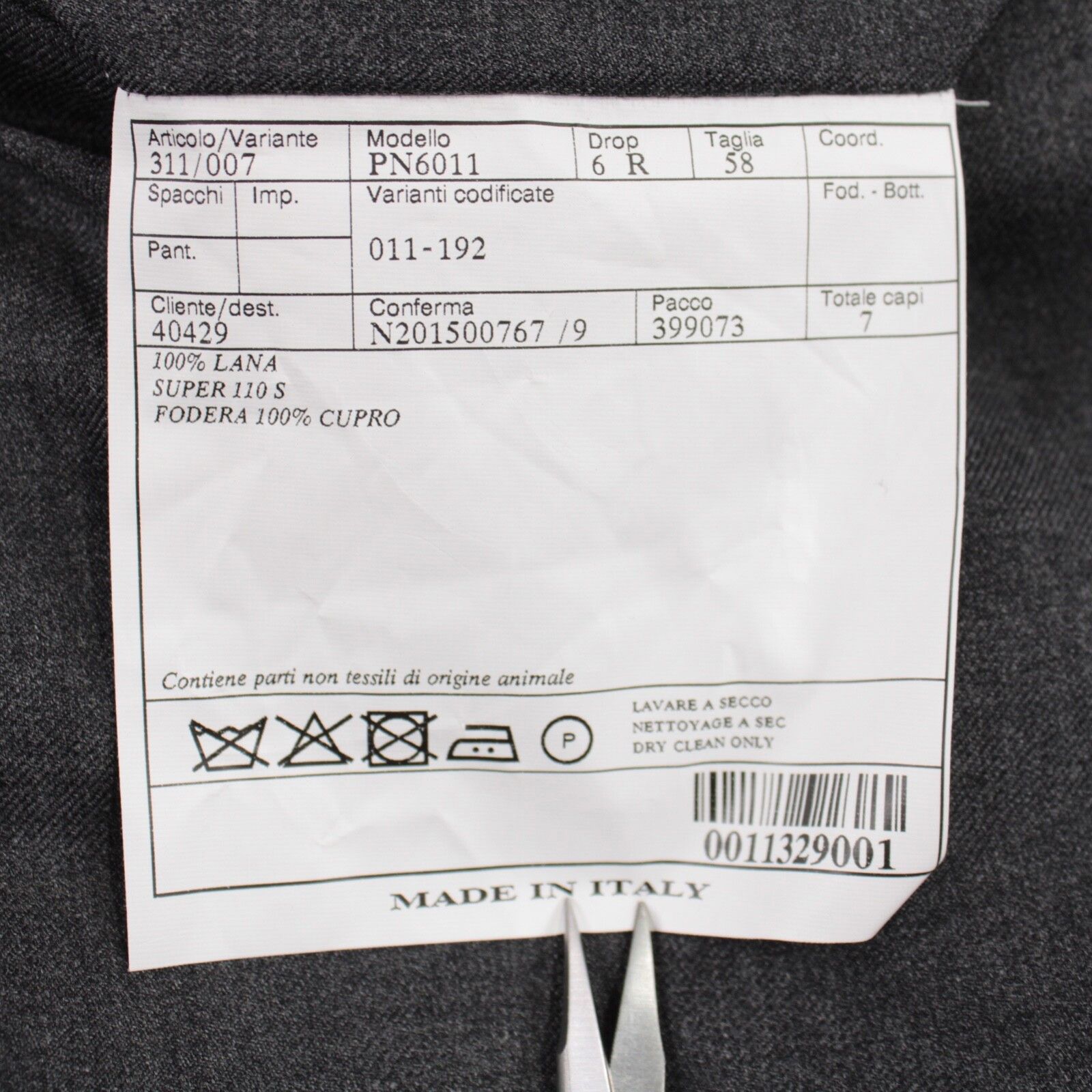 Belvest Belvest New with tags Dress Pants Size 42 US In Gray Size US 42 / EU 58 - 6 Thumbnail