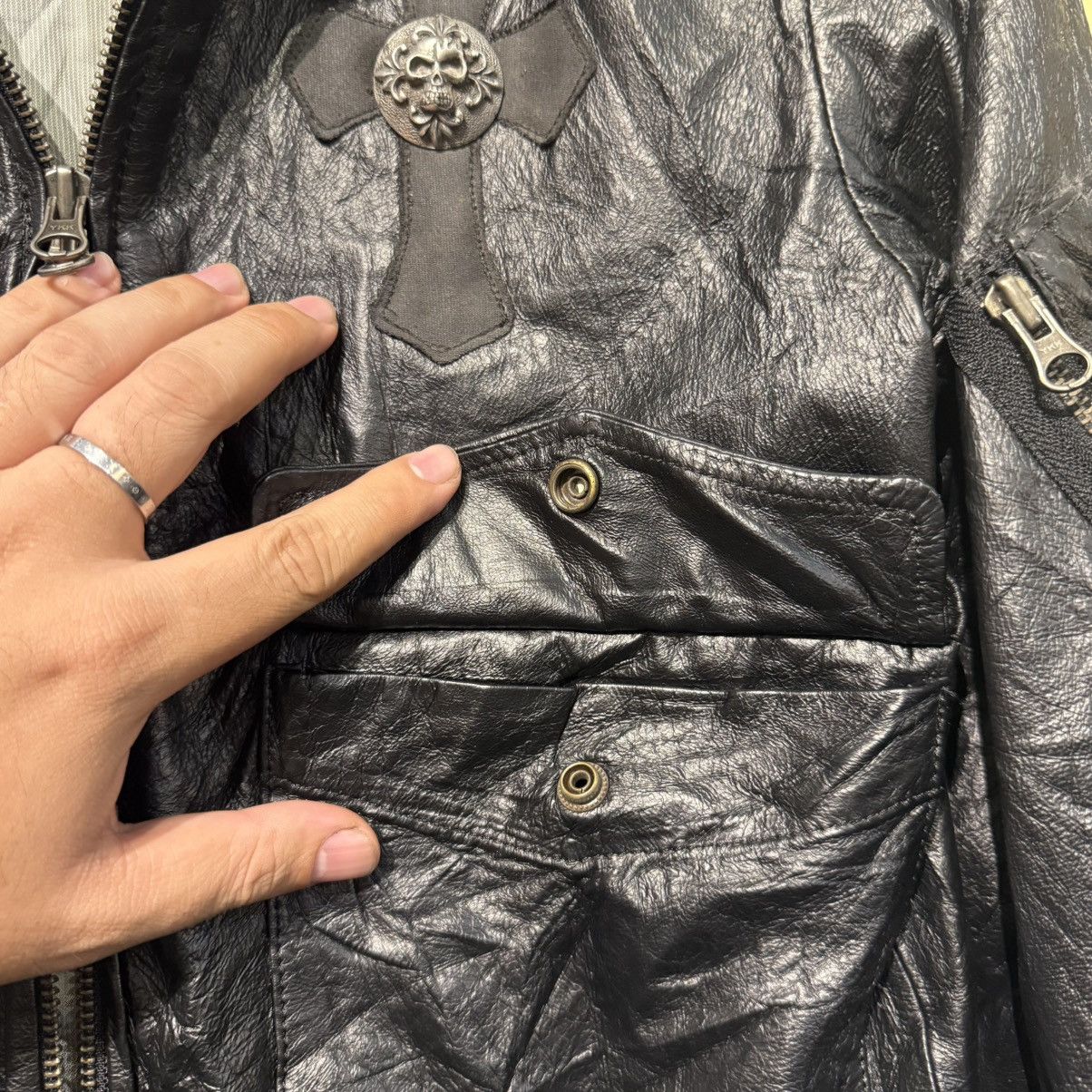 Philipp Plein Vintage Philipp Plein Leather Jacket Wildboar Size US M / EU 48-50 / 2 - 10 Thumbnail