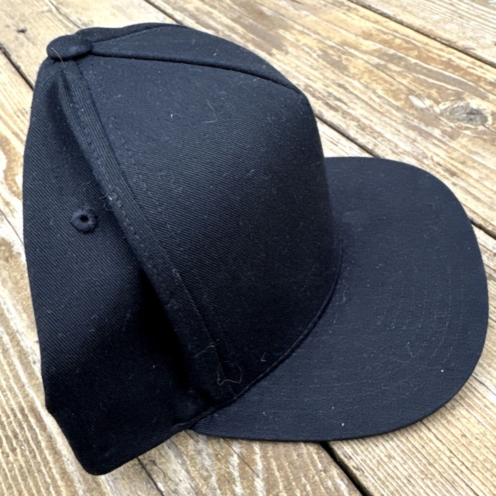 Vintage Yupoong The Classics Snapback Hat Black Green Underbrim Flat Bill One Size Men Size ONE SIZE - 2 Thumbnail