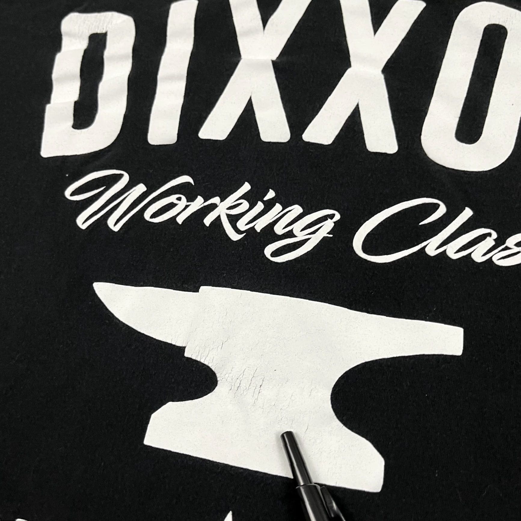 CO VINTAGE Dixxon Flannel Co Shirt Mens Large Black White Working Class Blue Collar Graphic Size US L / EU 52-54 / 3 - 7 Thumbnail