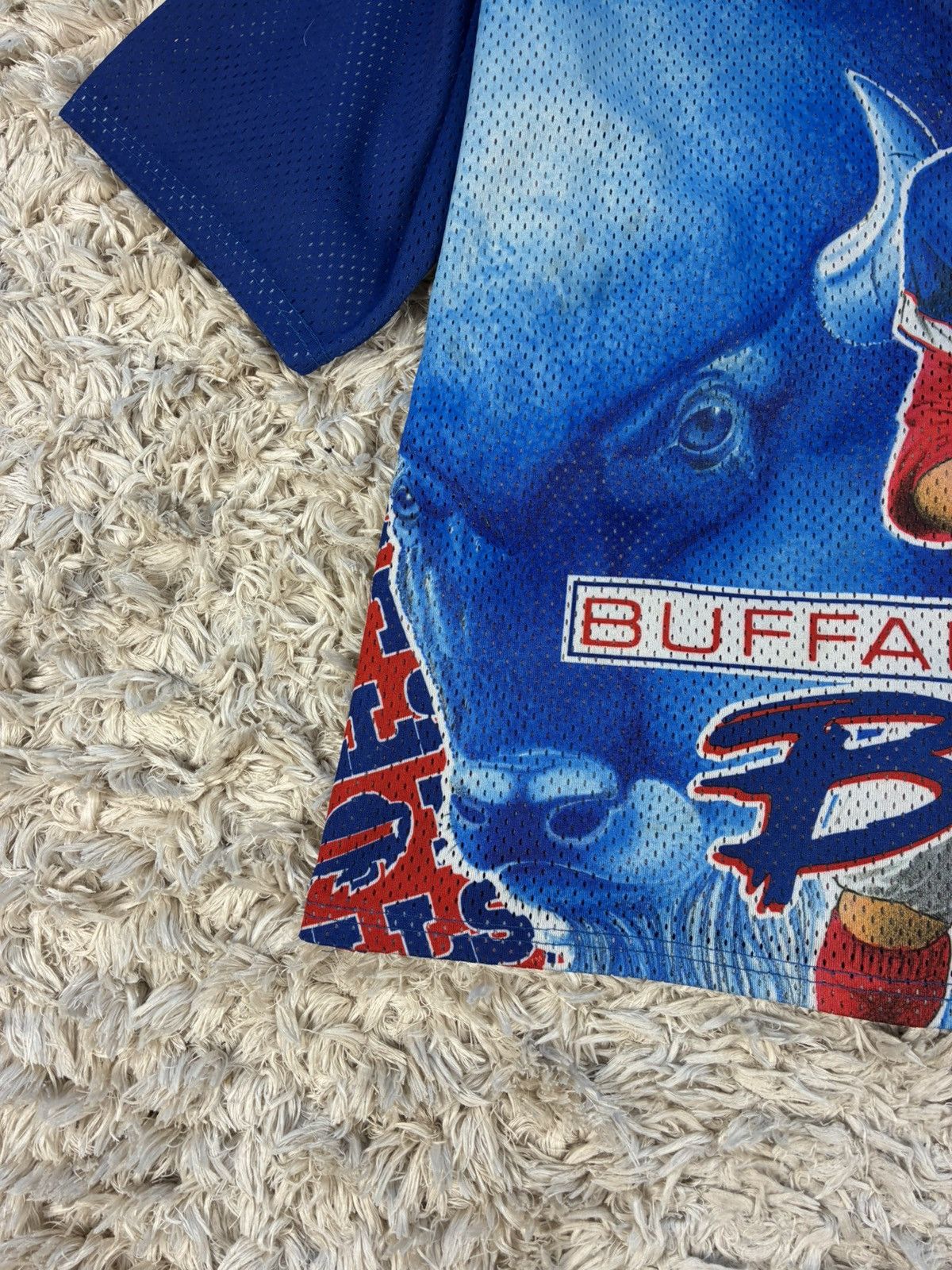 Ccm 80s CCM Buffalo Bills All Over Print Jersey Size US S / EU 44-46 / 1 - 2 Thumbnail
