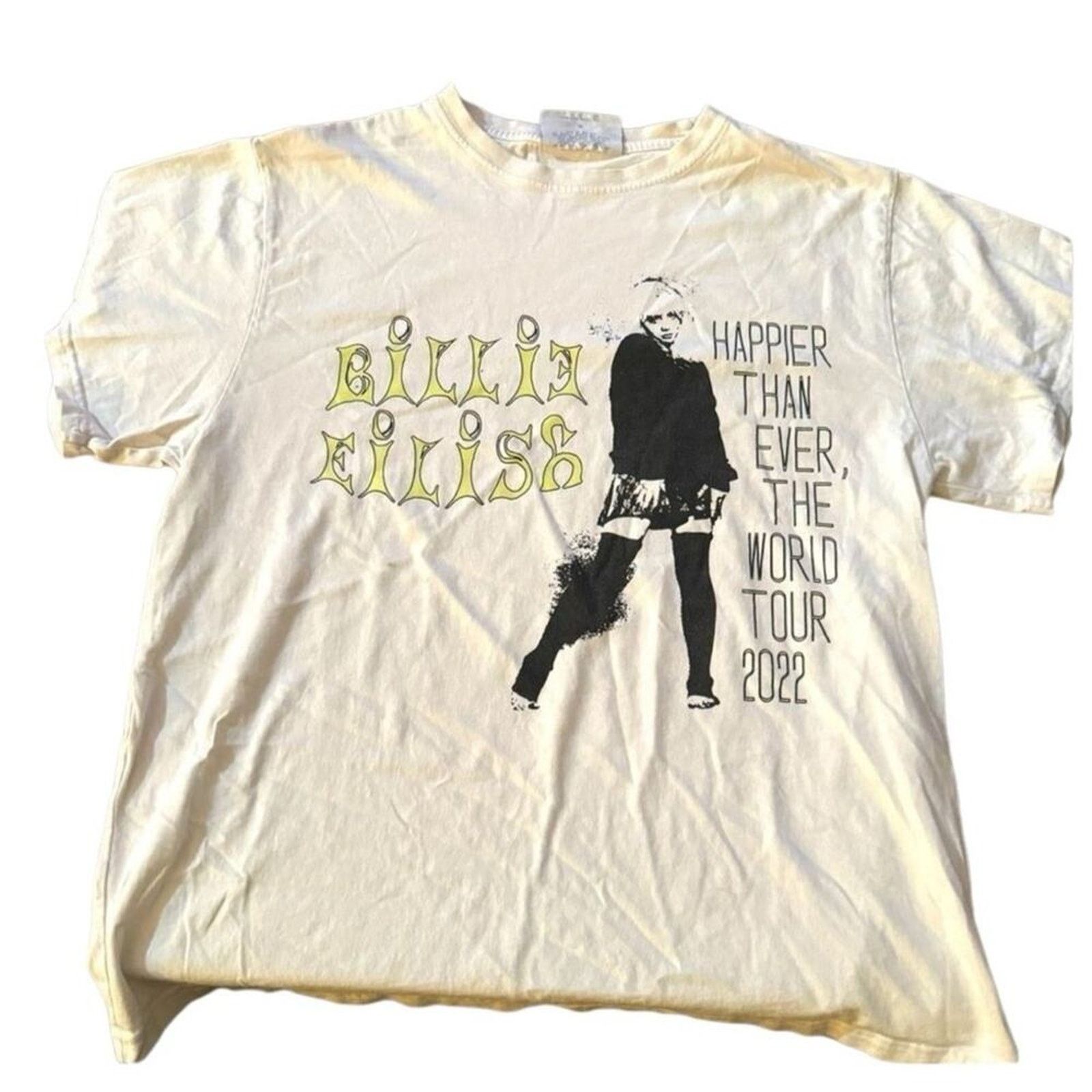 Billie Eilish Billie Eilish Happier Than Ever The World Tour Tee Size M Size M / US 6-8 / IT 42-44 - 2 Thumbnail