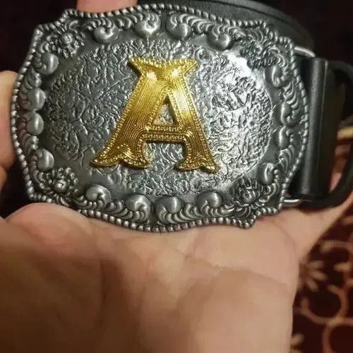 SSSR Venezia Leather A Buckle PU Leather Belt Size ONE SIZE - 2 Thumbnail