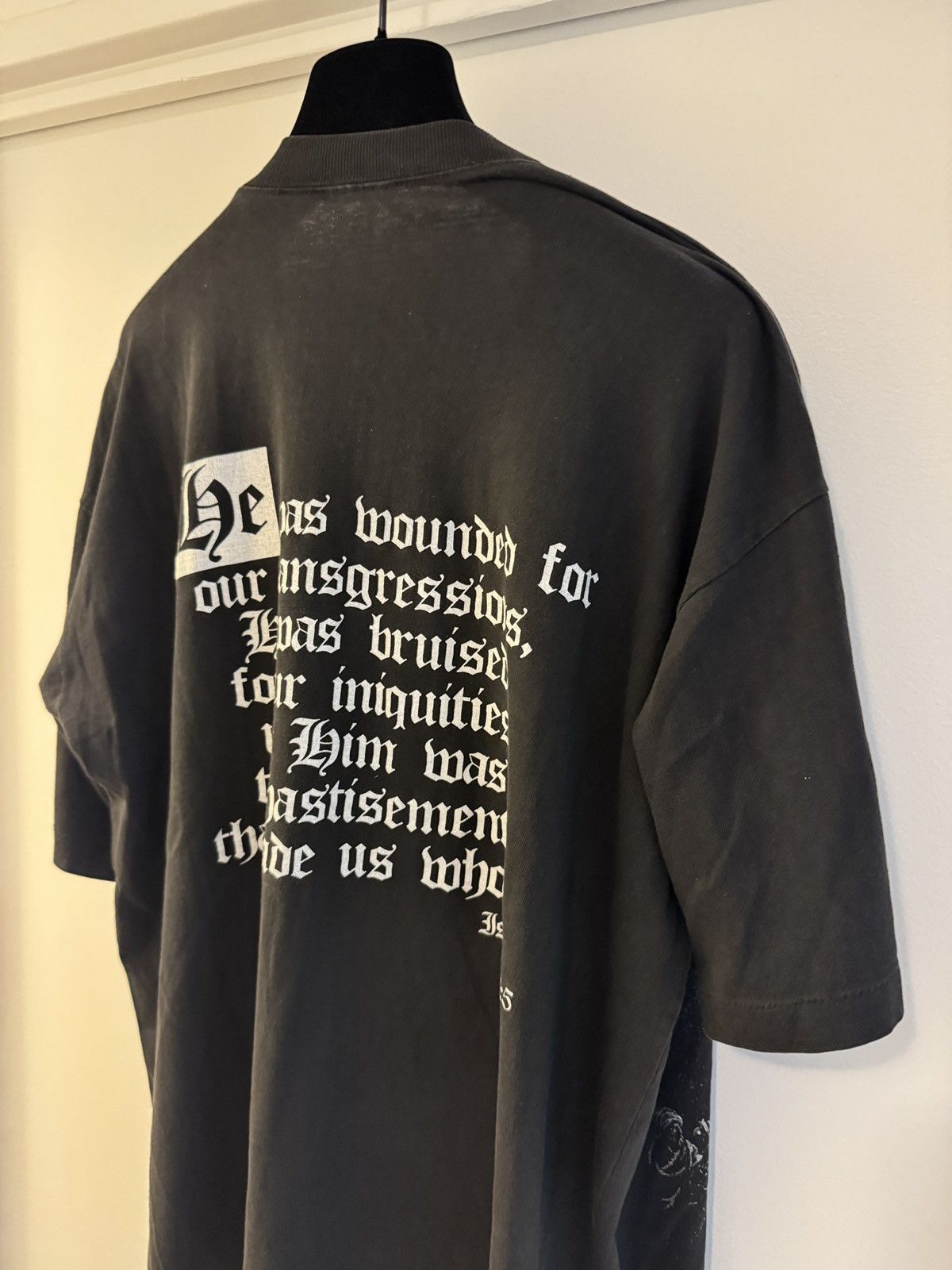 Vintage *RARE* 90s VINTAGE GUSTAVE DORE ART TEE GOD JESUS BIBLE TEE Size US XL / EU 56 / 4 - 6 Thumbnail