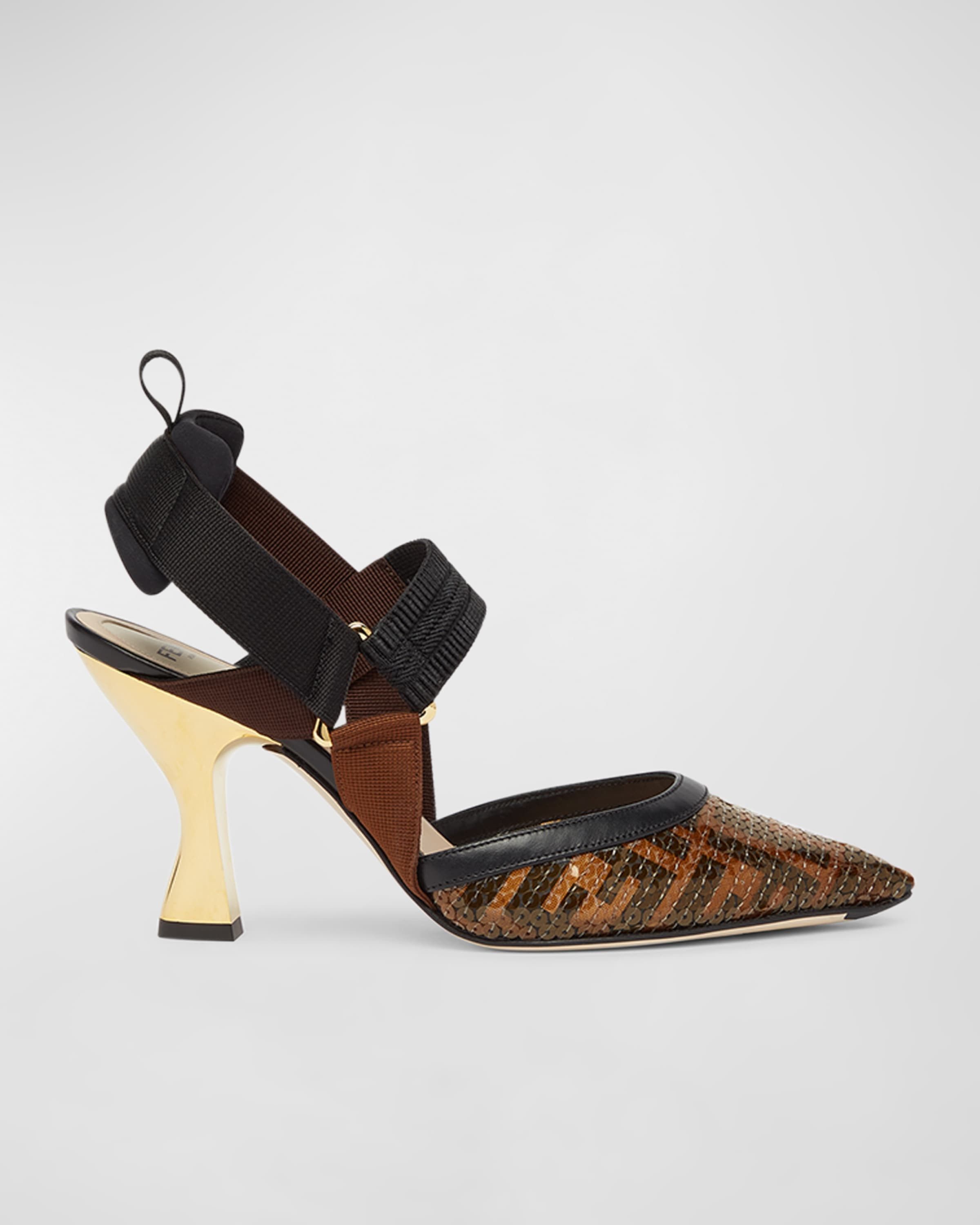 Fendi o1s1wg110425 Pumps in Black Size US 7 / IT 37 - 2 Thumbnail