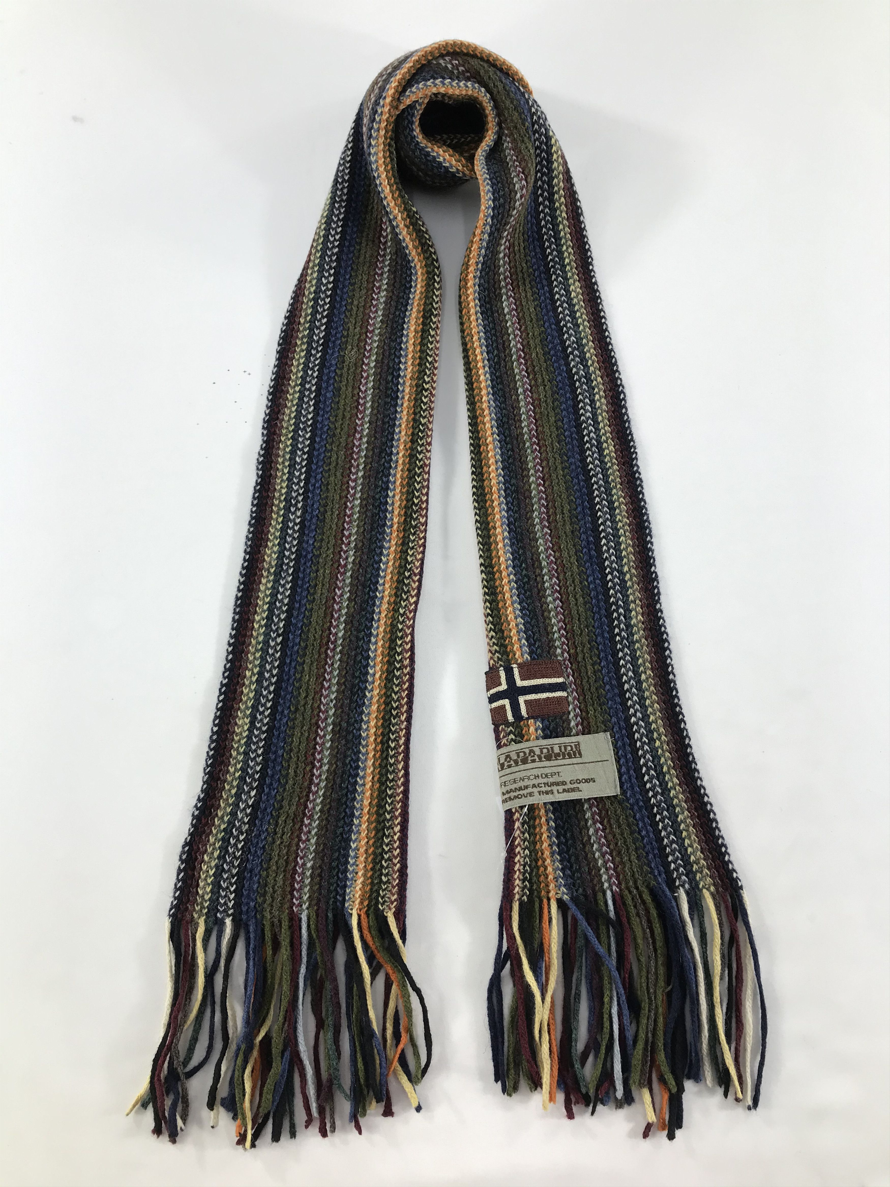 Napapijri Vintage Napapijri Scarf/Muffler/Neckwear MF1010 Size ONE SIZE - 1 Thumbnail