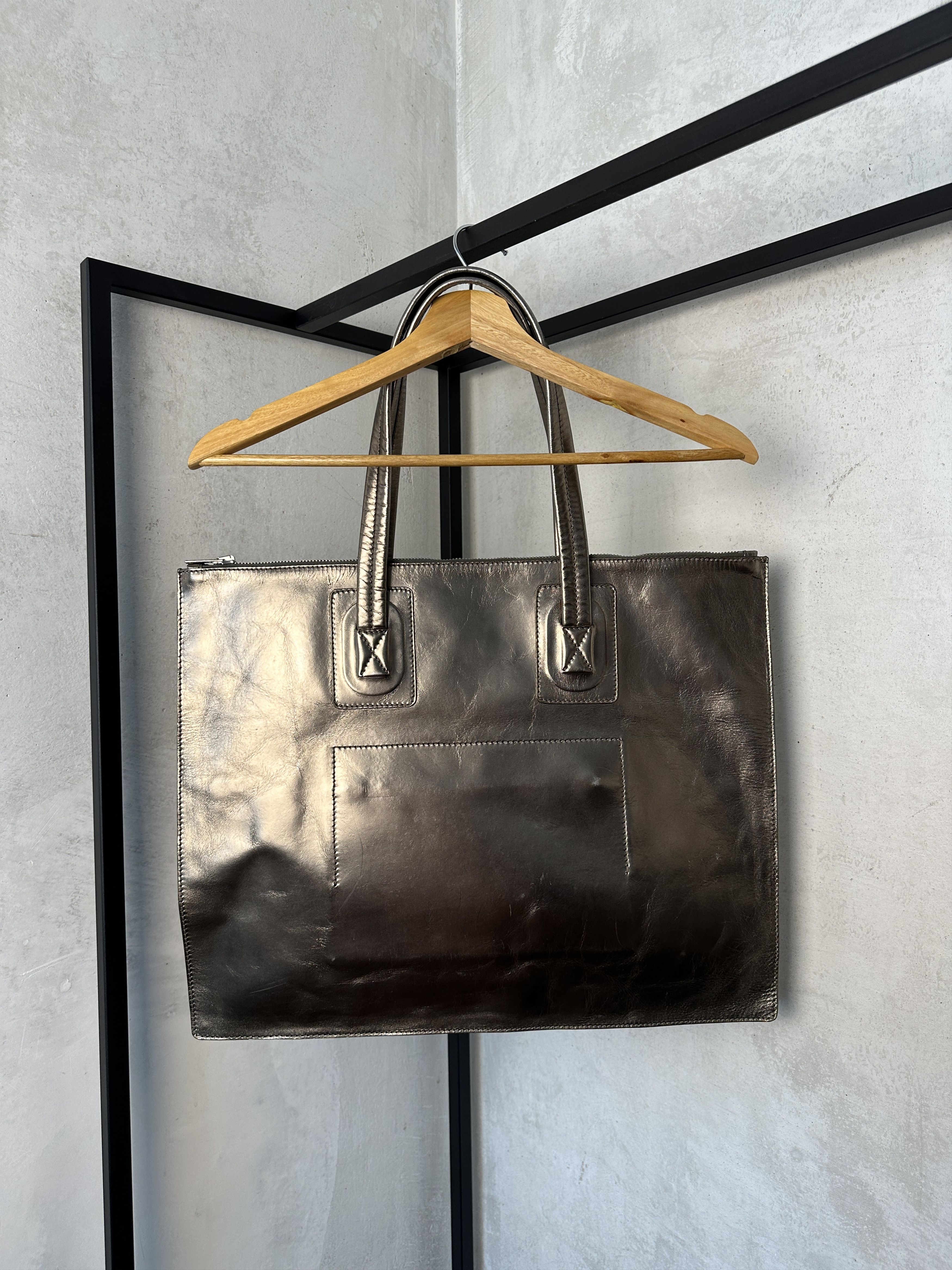 Rick Owens Rick Owens SS13 Island Metallic Gold Tote Bag Size ONE SIZE - 2 Thumbnail