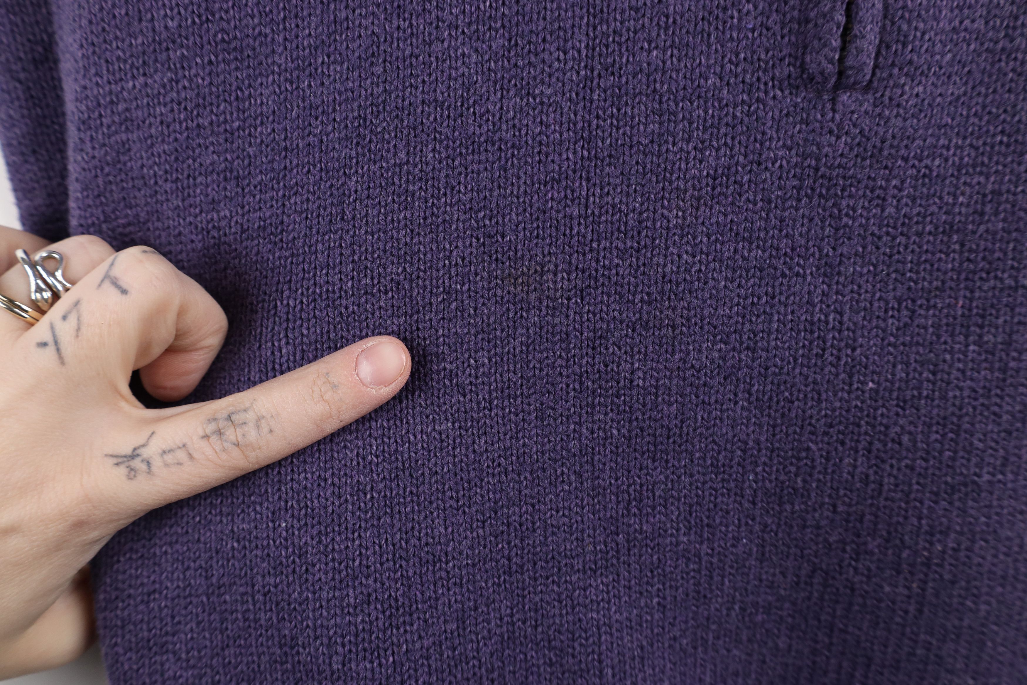 Ralph Lauren × Vintage Vintage 90s Ralph Lauren Half Zip Pullover Sweater Purple Size US XXL / EU 58 / 5 - 7 Thumbnail