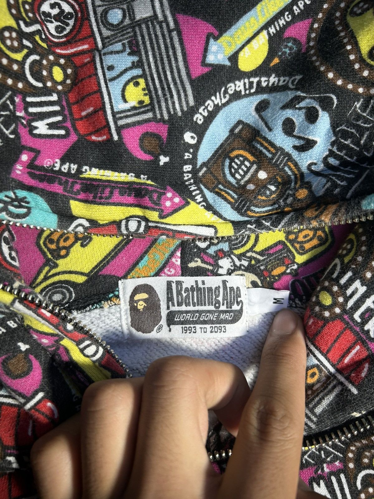 Bape BAPE Nigo Baby Milo Cafe Jazz Full Zip Hoodie Size US M / EU 48-50 / 2 - 5 Thumbnail