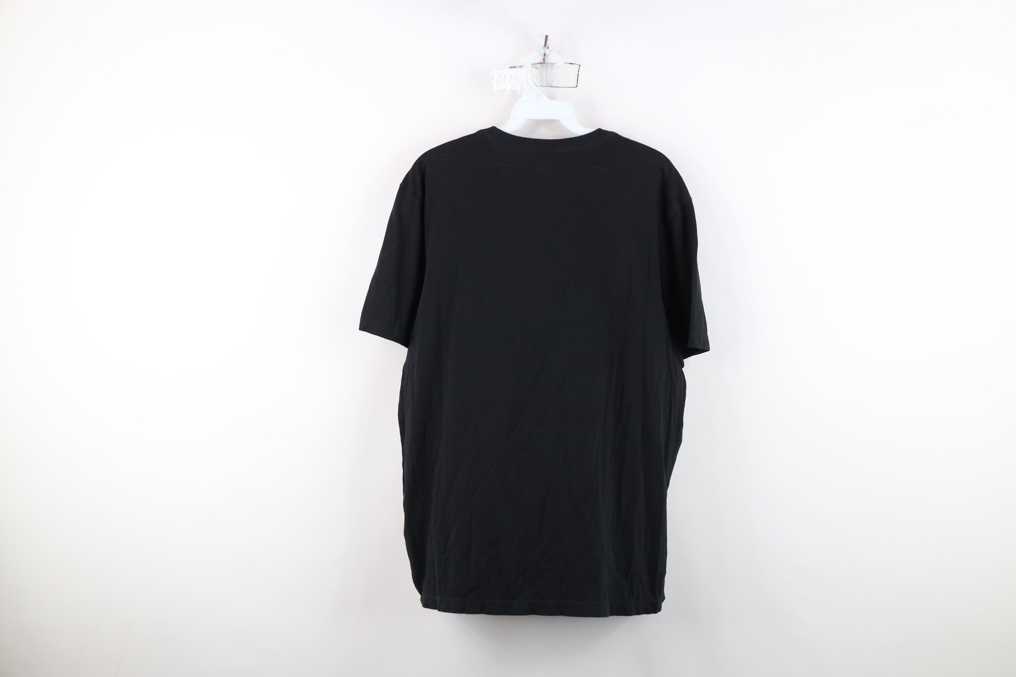 J.Crew J Crew Blank Cotton Knit Short Sleeve V-Neck T-Shirt Black Size US L / EU 52-54 / 3 - 12 Thumbnail