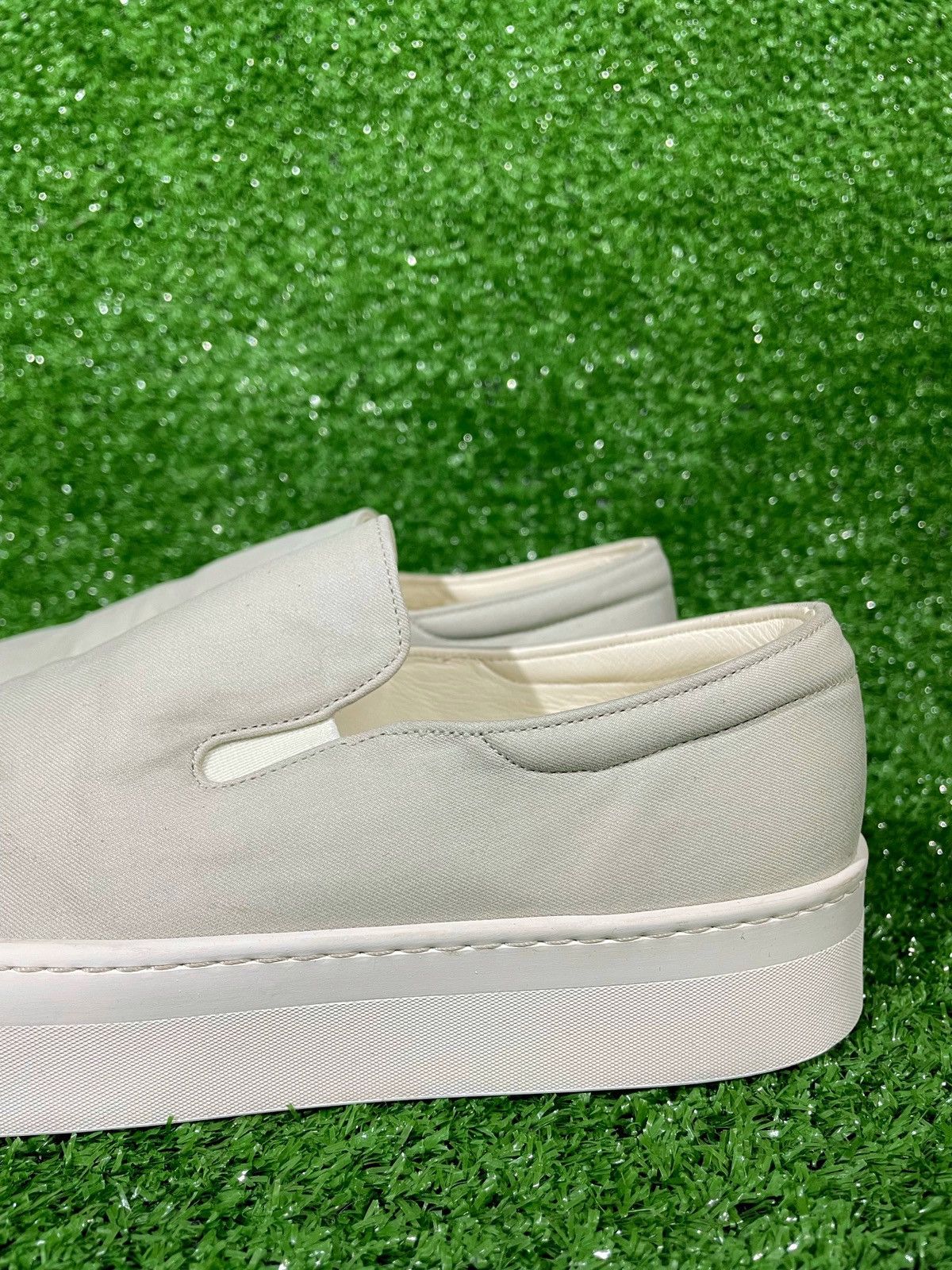 The Row The Row Loafer Ecru Marie Slip On Sneaker Leather Flat 36.5 Size US 6.5 / IT 36.5 - 3 Thumbnail