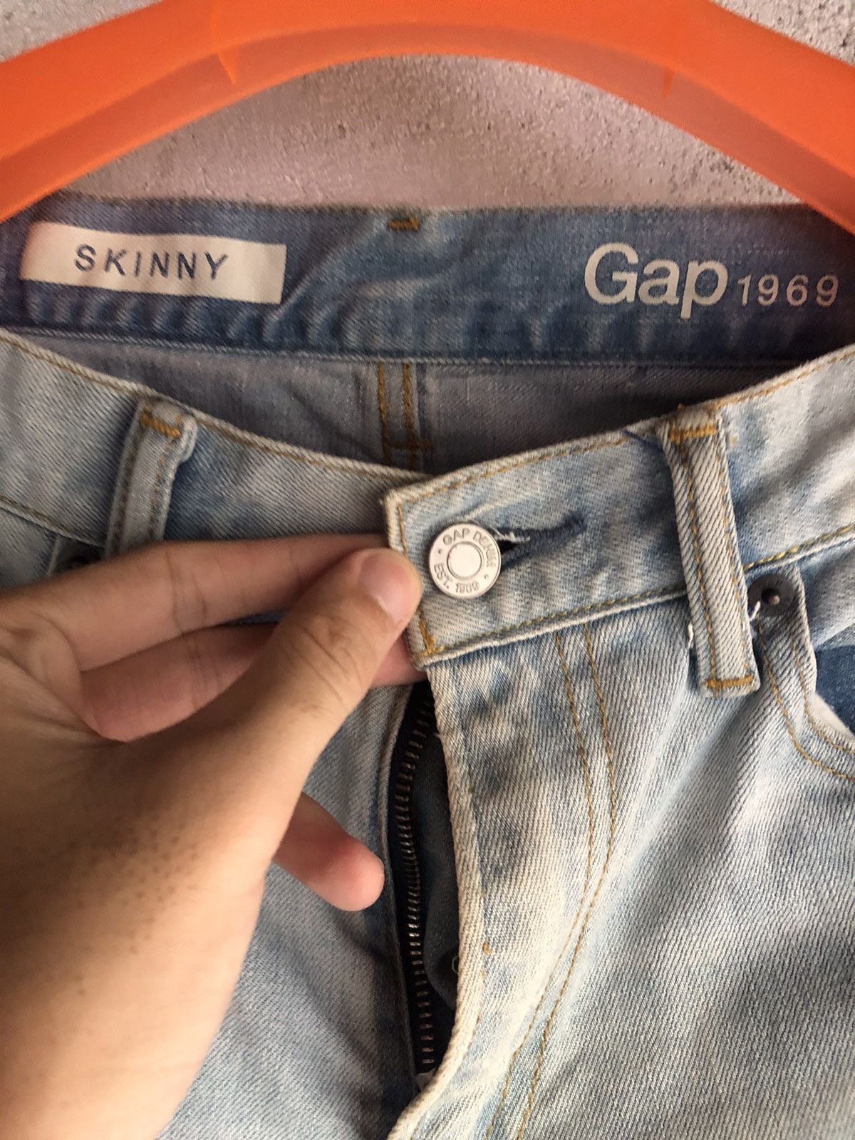 Gap × If Six Was Nine VINTAGE GAP1969 DISTRESSED DENIM Size US 32 / EU 48 - 5 Thumbnail