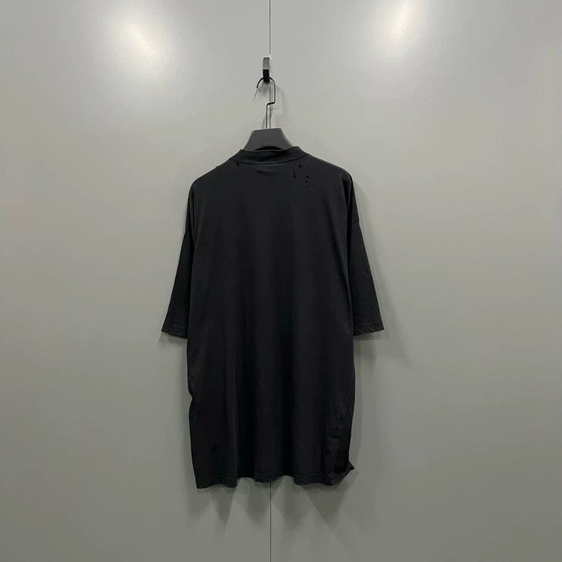 Balenciaga Balenciaga Black Letter Printed Short Sleeve Round Neck Size US XS / EU 42 / 0 - 2 Thumbnail