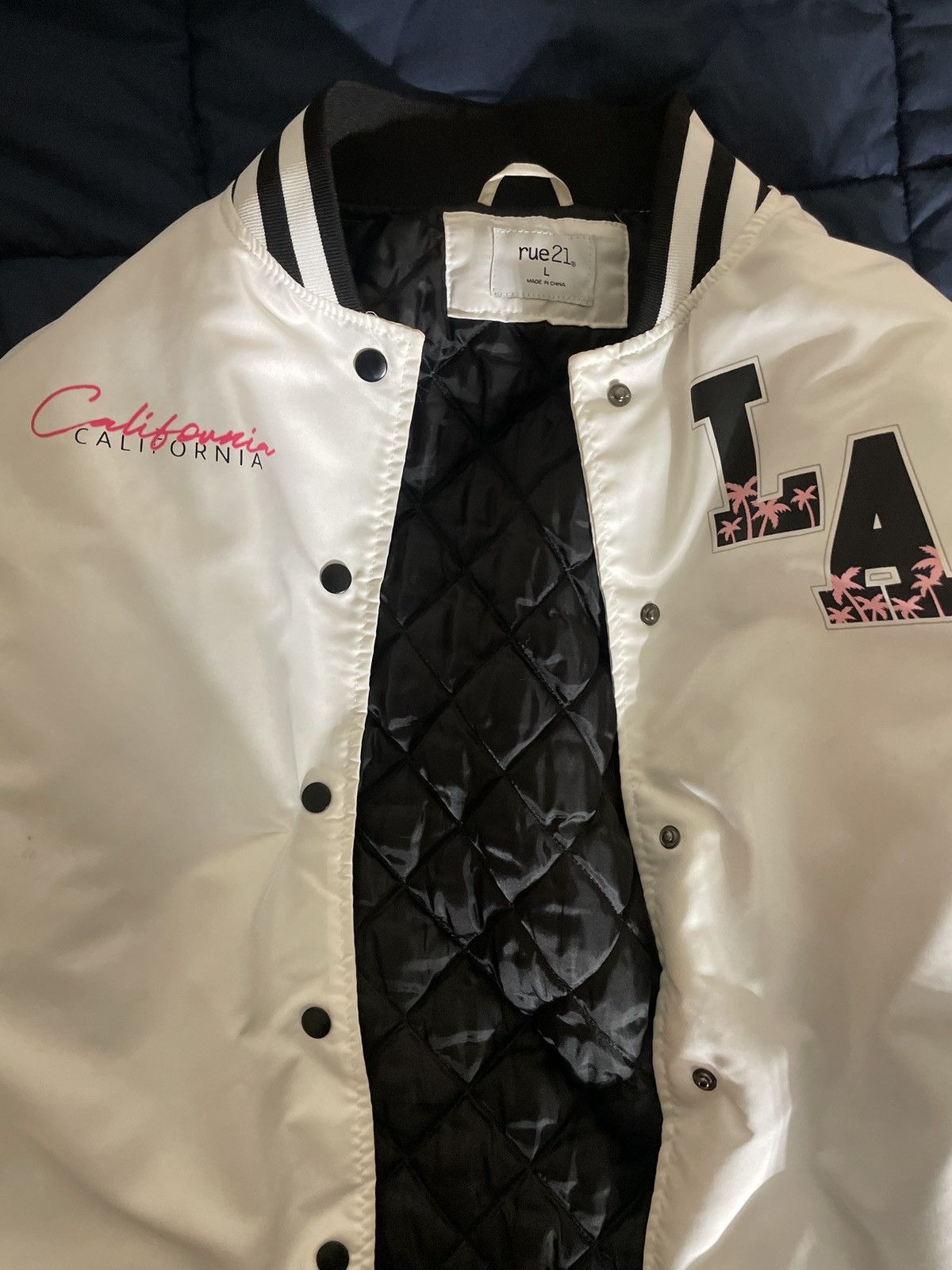 rue21 Rue21 LA Bomber Jacket Size US L / EU 52-54 / 3 - 3 Thumbnail