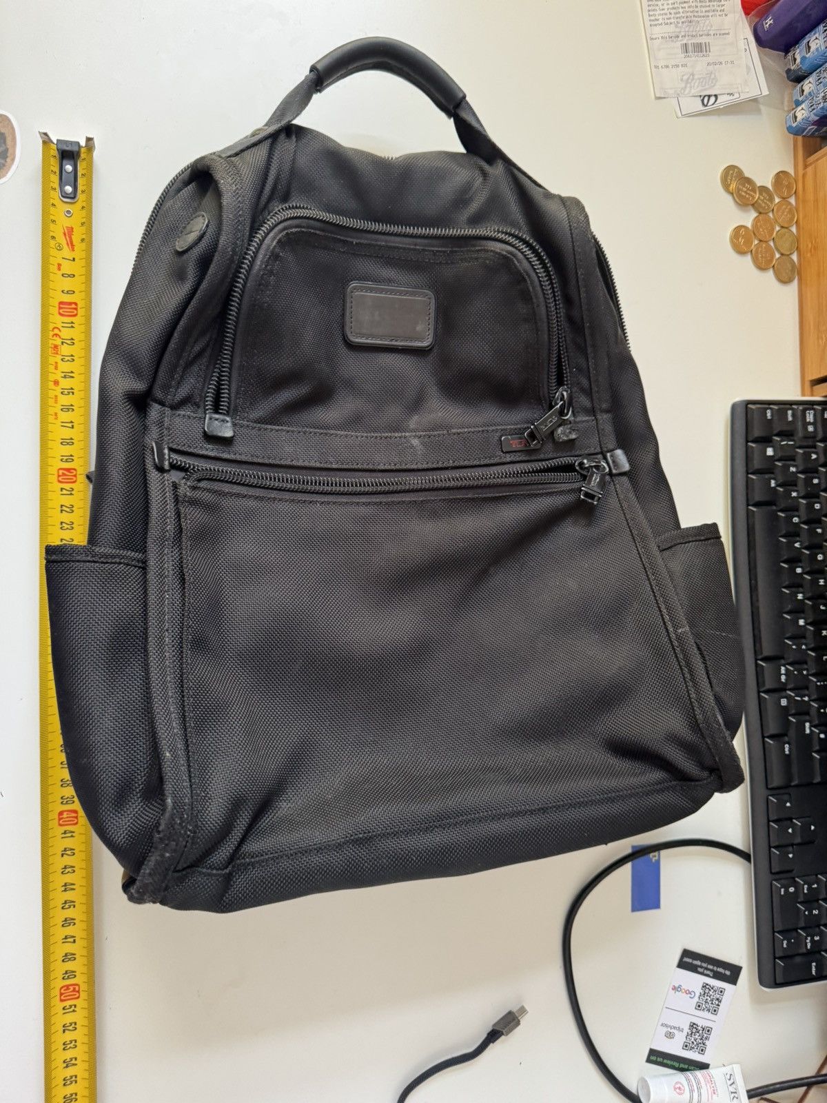 Tumi Tumi Alpha Slim Backpack Laptop Ballistic Nylon 26177DH Size ONE SIZE - 5 Thumbnail