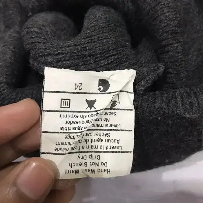 Carhartt × Vintage Carhatt Plain Beanie Hat Size ONE SIZE - 6 Thumbnail