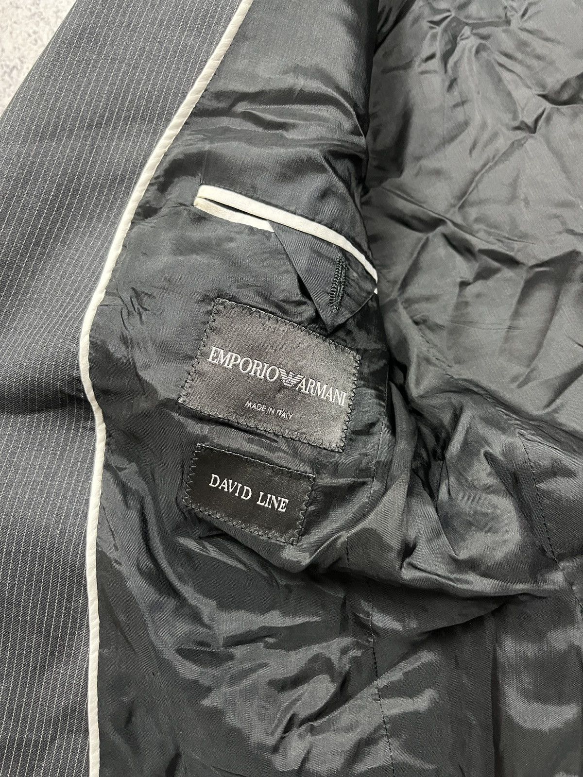 Emporio Armani Vintage Emporio Armani David Line Wool 130’s Women’s Suit Size L / US 10 / IT 46 - 10 Thumbnail