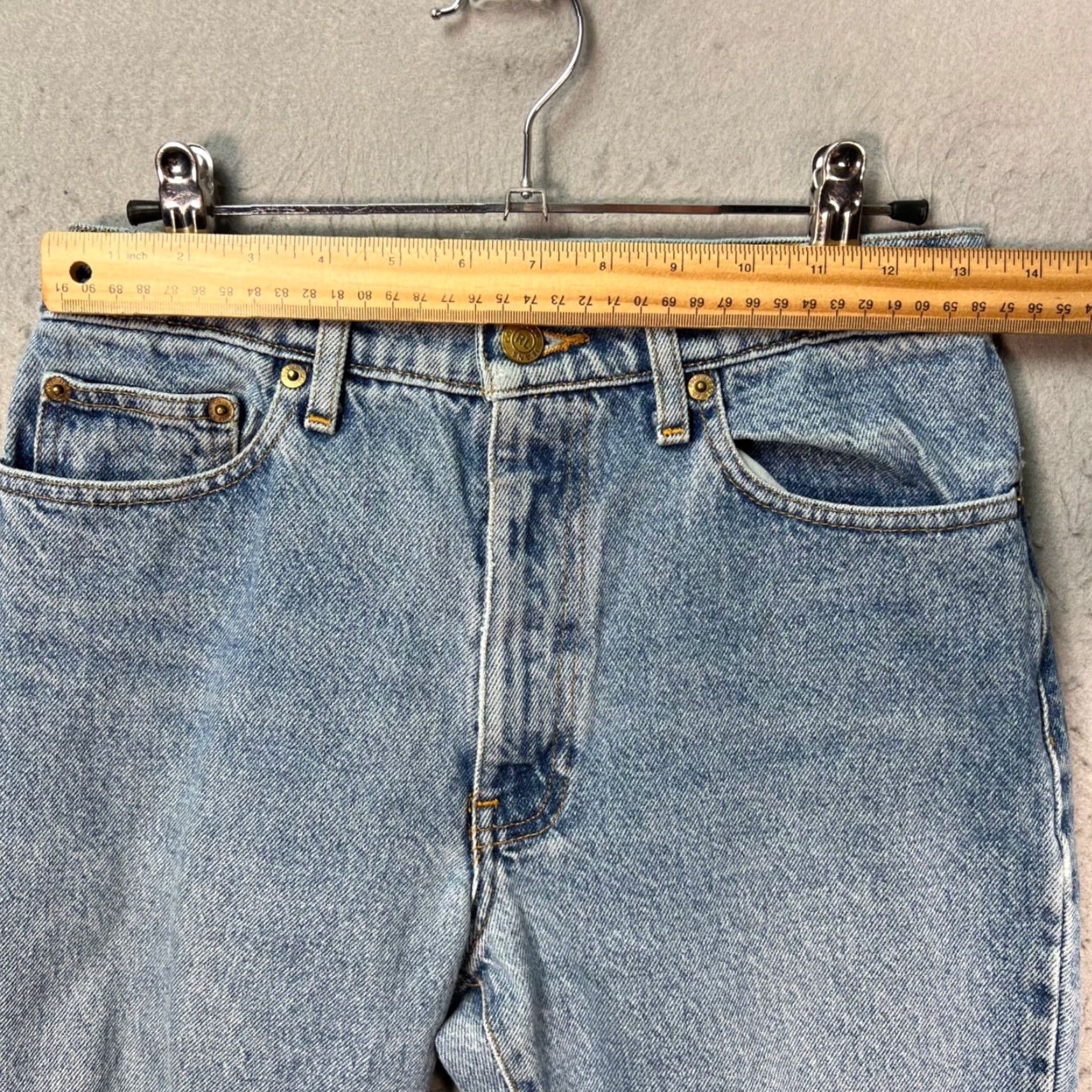 Levi's VINTAGE Levi's Womens Jeans Slim Flare High-Rise 26 x 25 Blue Denim 5-Pocket Womens Jeans Flared Size 26" / US 2 / IT 38 - 4 Thumbnail