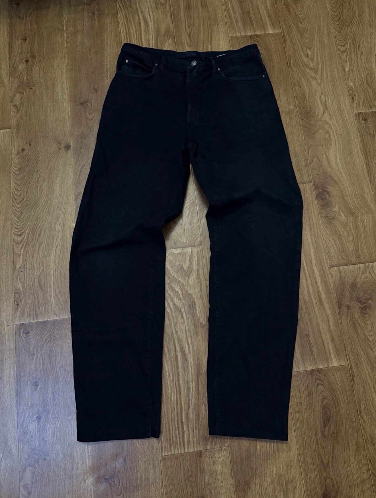 Versace Jeans Couture Vintage Versace Jeans Couture Flared Black Jeans Medusa Size US 34 / EU 50 - 1 Thumbnail