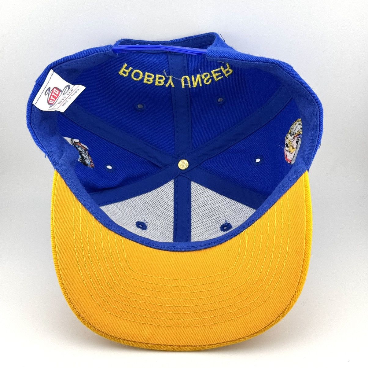 Vintage Vtg 90s Robby Unser Signed Team Cheever IndyCar Wool Hat Size ONE SIZE - 6 Thumbnail