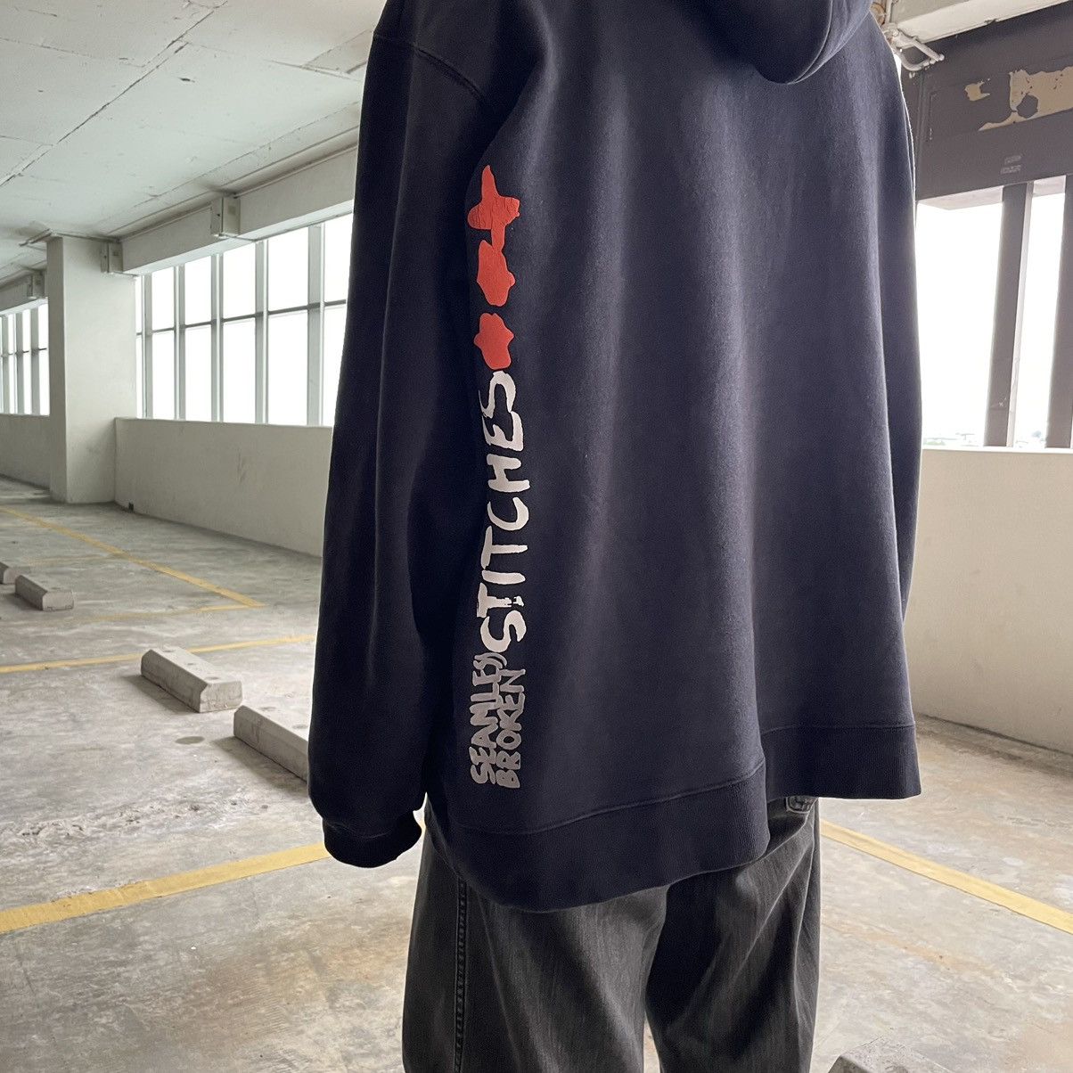 Marithe + Francois Girbaud Vintage MFG Marithe Francois Girbaud Oversize Hoodie Size US XL / EU 56 / 4 - 7 Thumbnail
