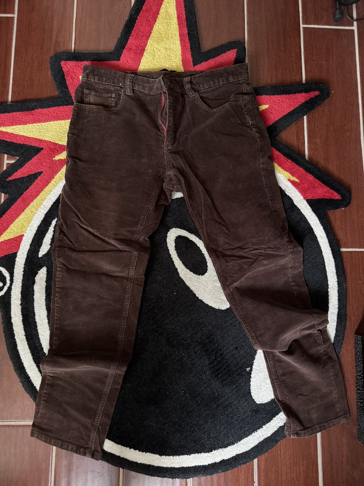 Active Ride Shop BROWN CORDUROY PANT Size US 32 / EU 48 - 1 Thumbnail