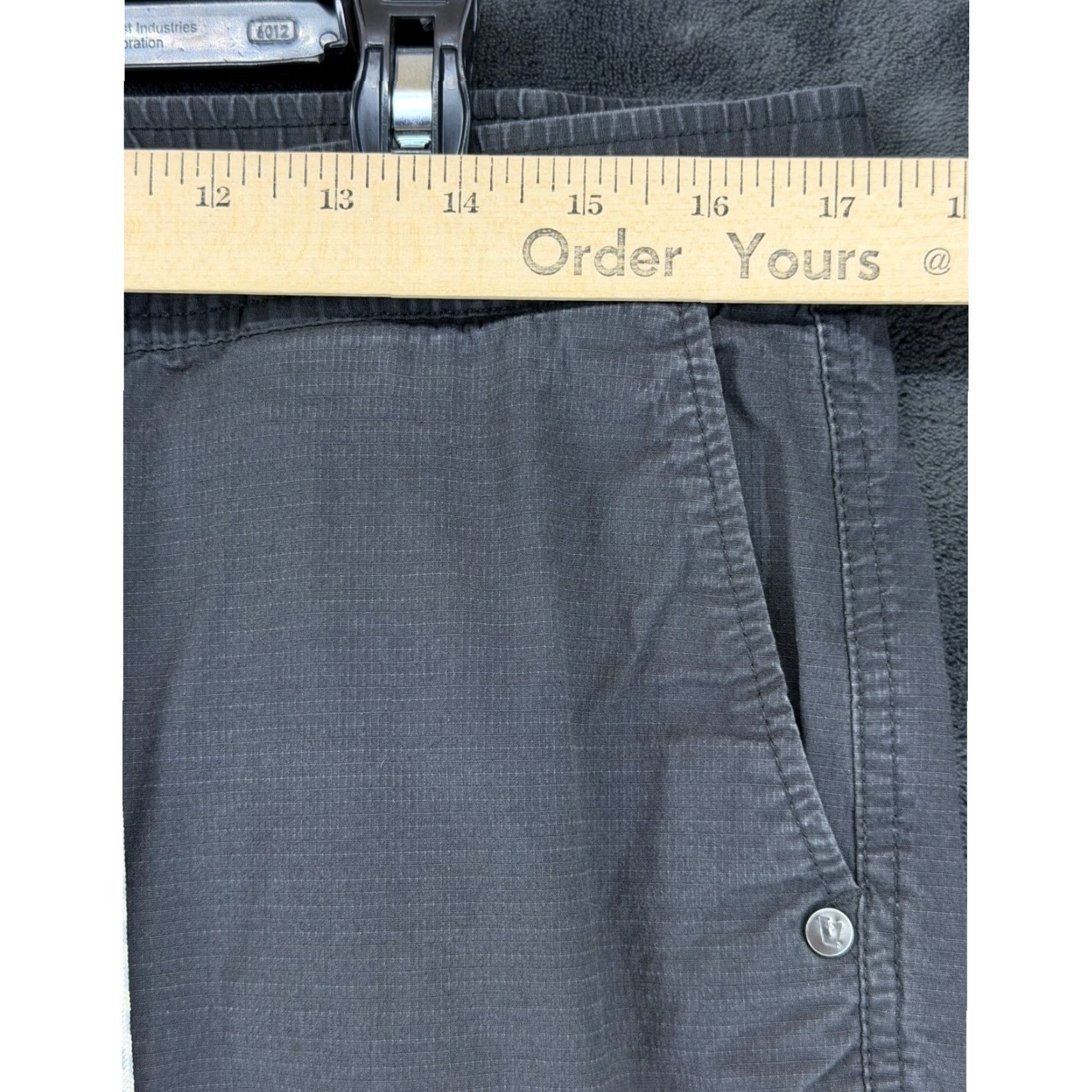 Vuori Vuori Ripstop Climber Pants Mens XL Charcoal Grey VW401 Elastic Waist Hiking Size US 34 / EU 50 - 5 Thumbnail
