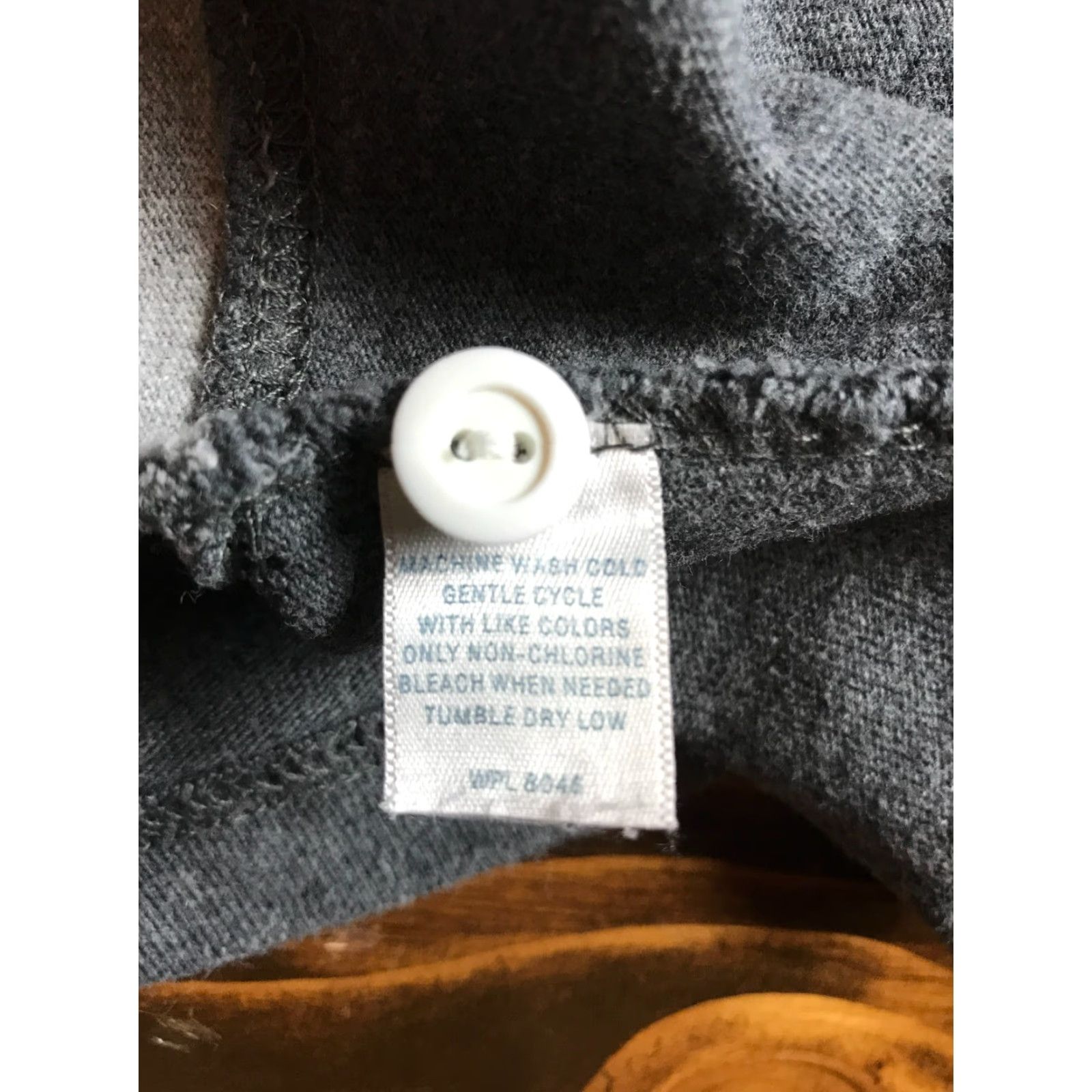 Club Room Club Room Shirt, Men's Size XL, Gray White Striped Polo Long Sleeve Size US XL / EU 56 / 4 - 6 Thumbnail